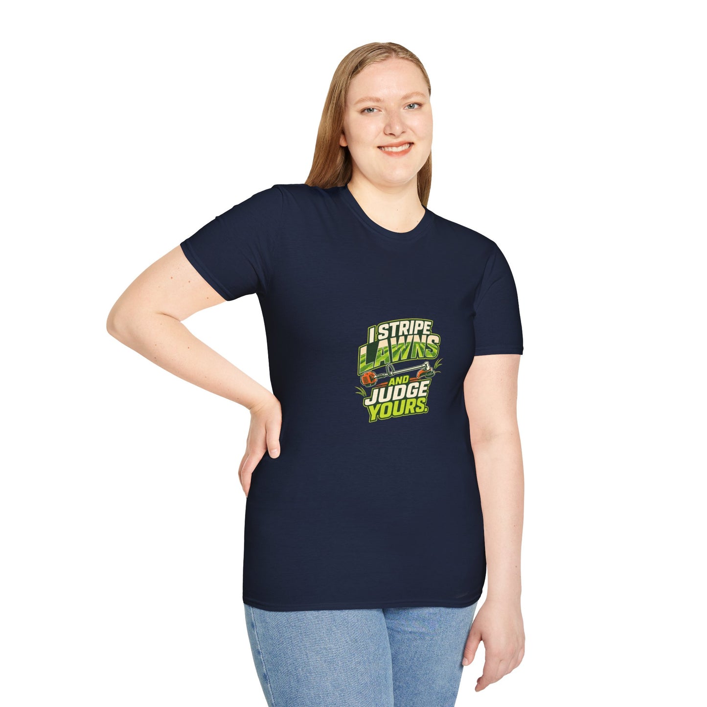 I Stripe Lawns and Judge Yours Lawn Care Shirt product mockup 20 — House of Lushella
