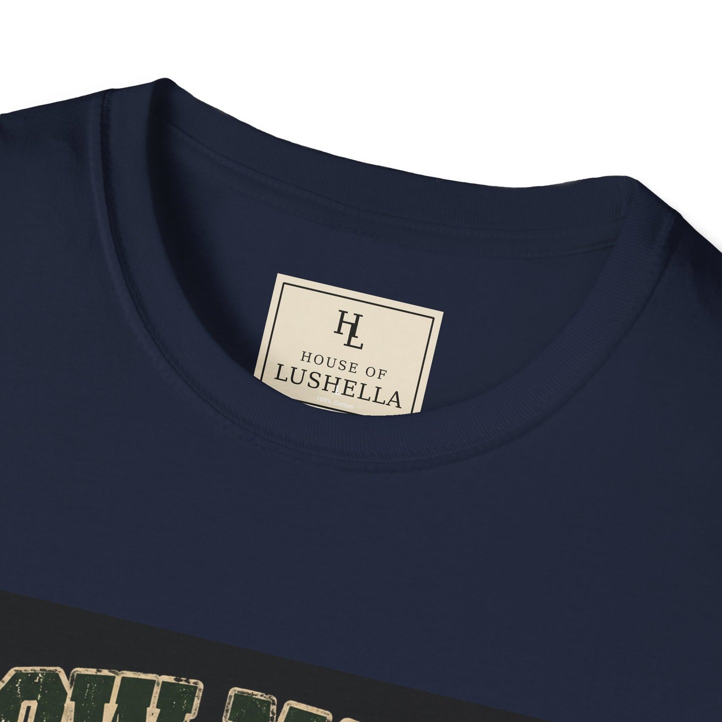 Mow Money Mow Problems Lawn Care Shirt product mockup, view 8
