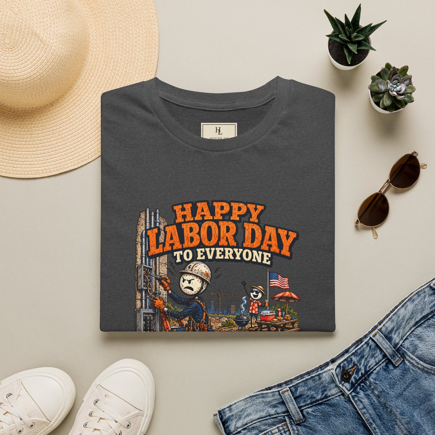 Happy Labor Day to Everyone Except Whoever Scheduled This Job. | Electrician T-Shirt
