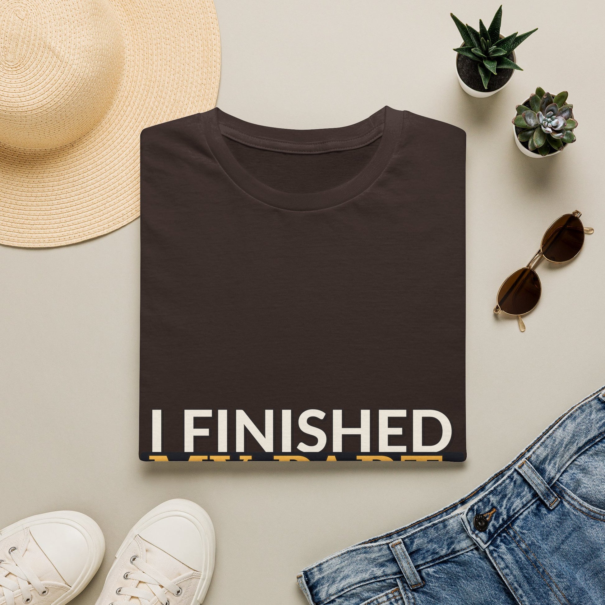 I Finished My Part First Mistake Work Humor Shirt product mockup 15 — House of Lushella