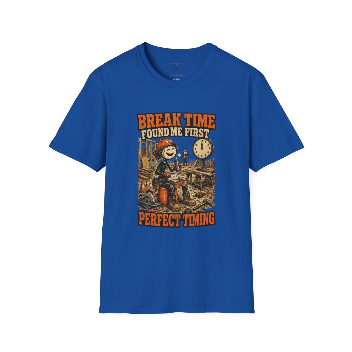 Break Time Found Me First Work Humor Shirt product mockup 36 — House of Lushella