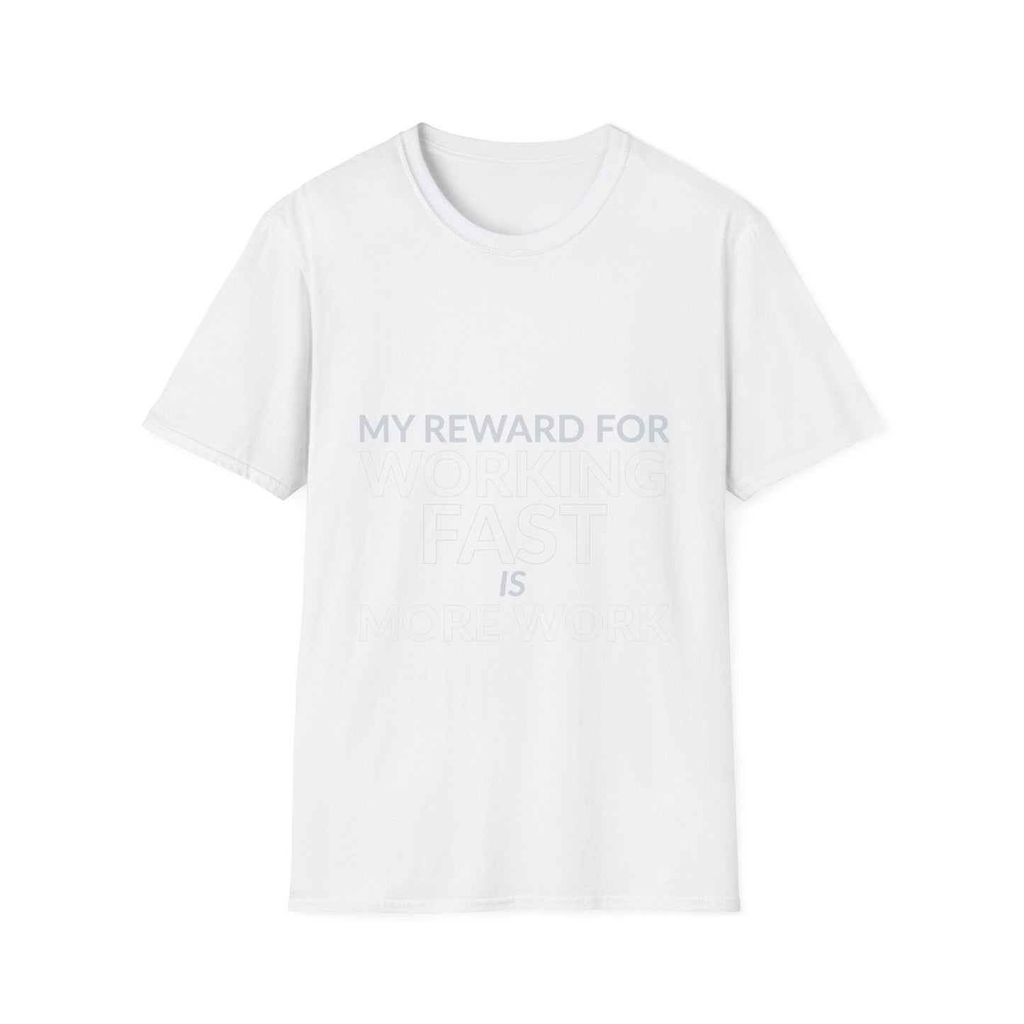 Working Fast Means More Work Funny Employee Shirt product mockup 2 — House of Lushella