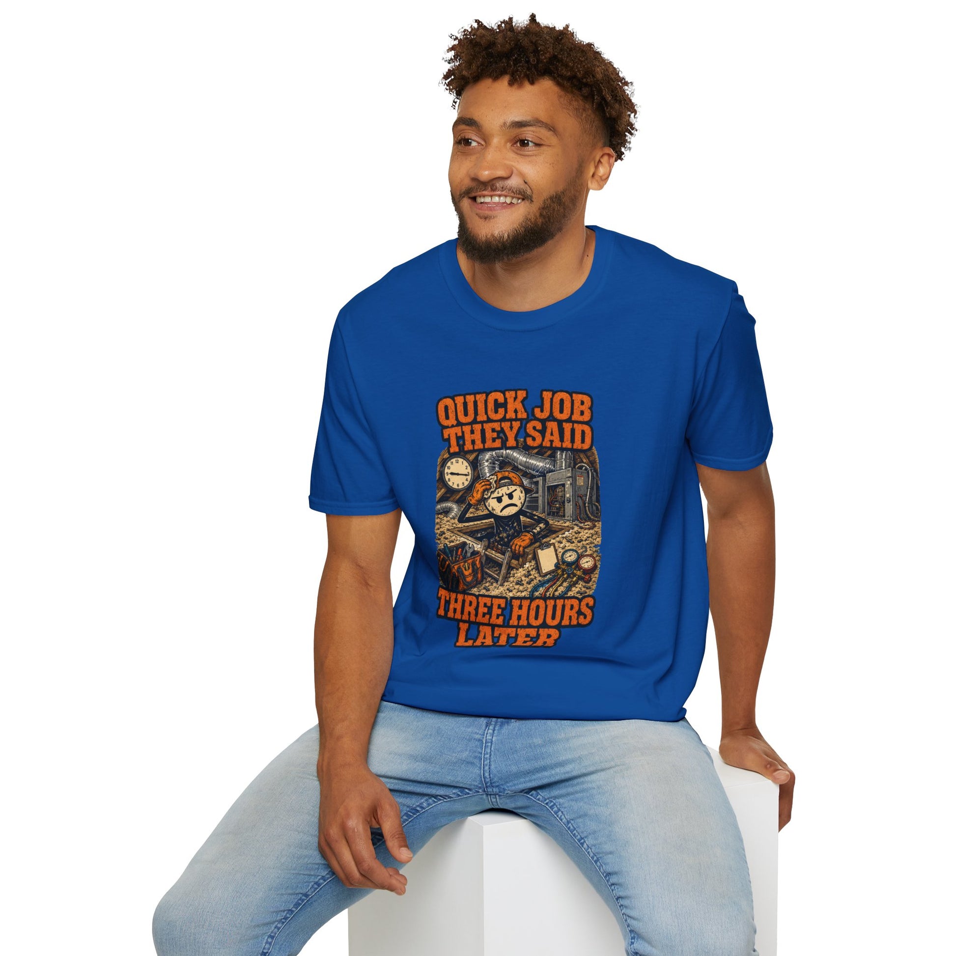 Quick Job They Said Three Hours Later Mechanic Shirt product mockup 44 — House of Lushella