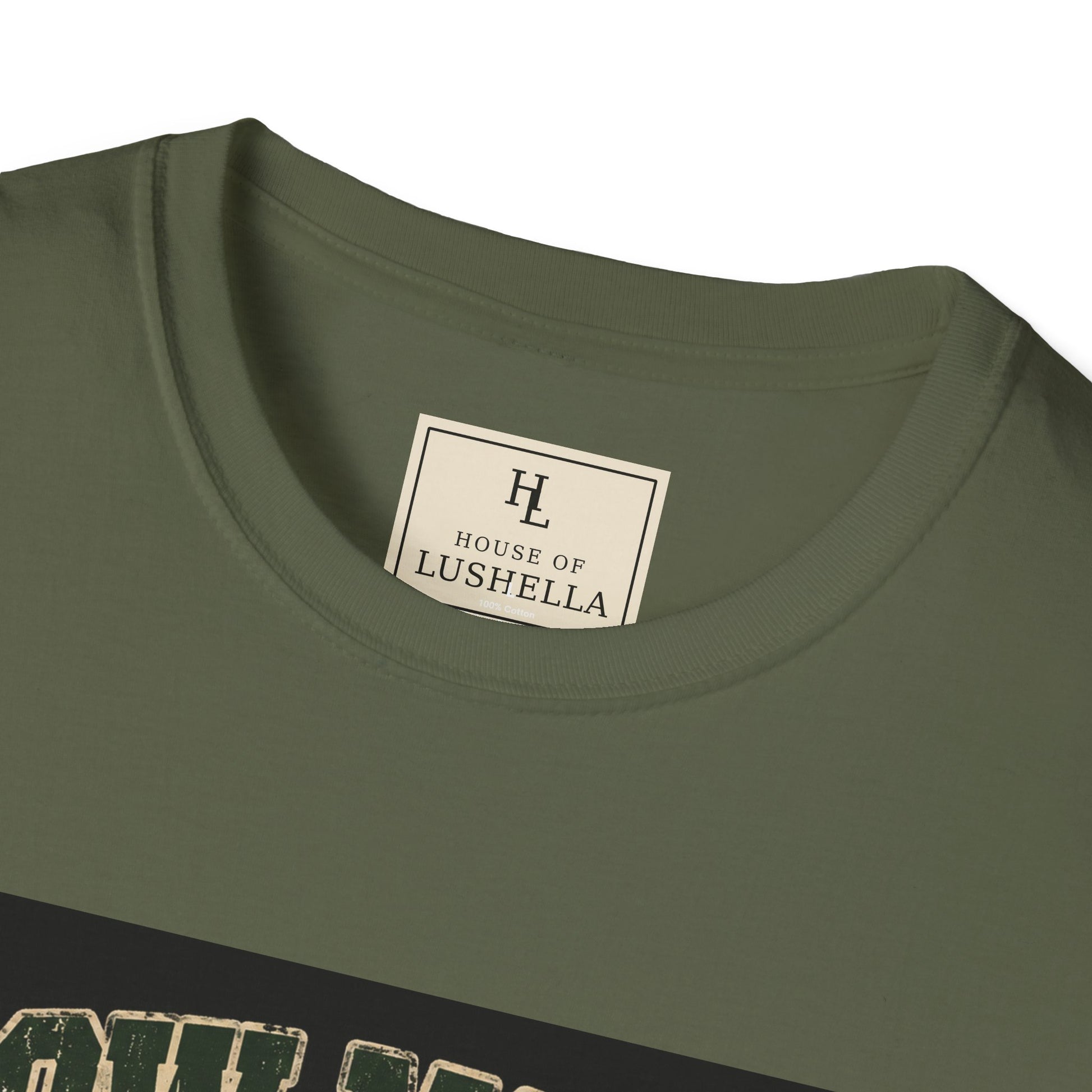 Mow Money Mow Problems Lawn Care Shirt product mockup, view 7