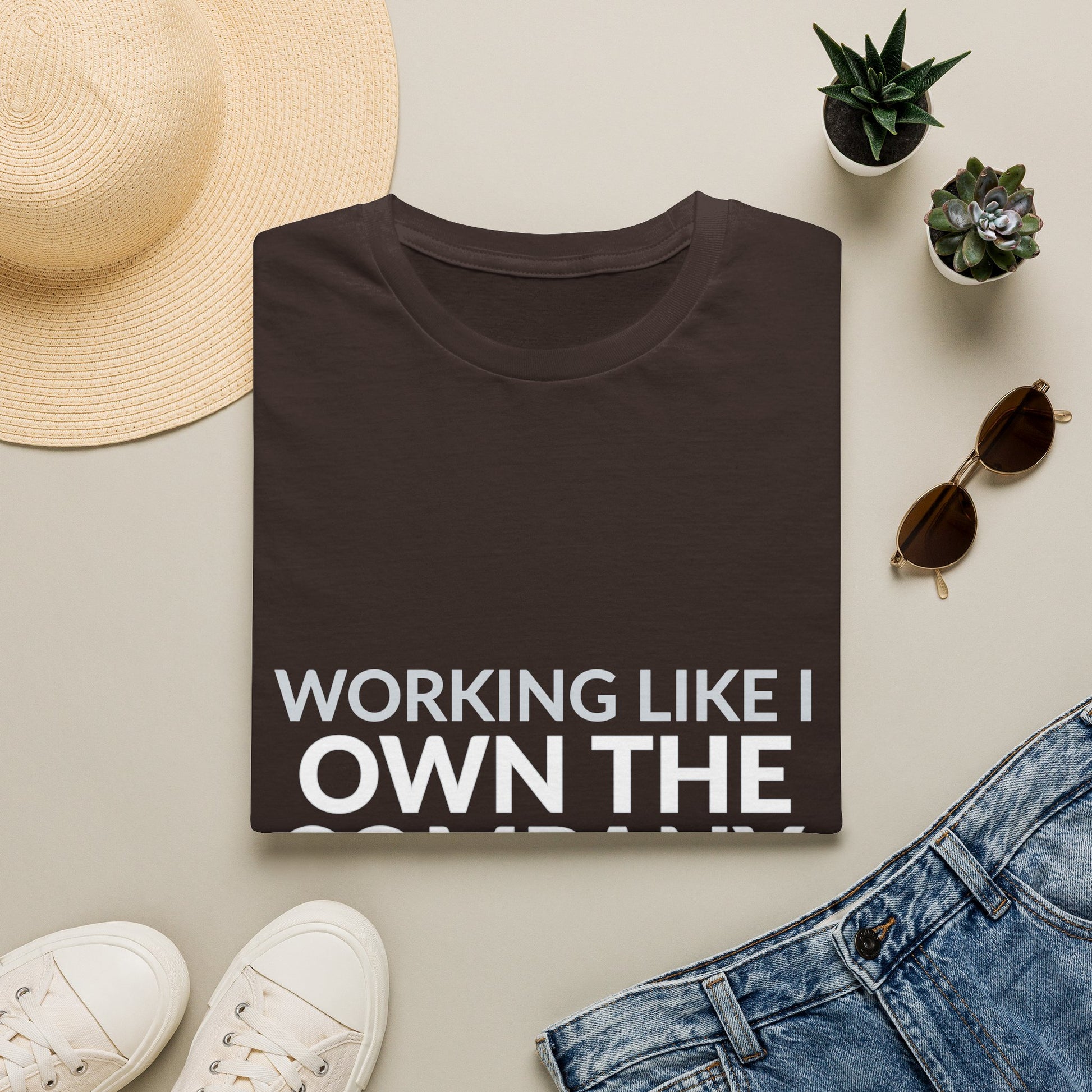 Working Like I Own It Paid Like I Lost Shirt product mockup 15 — House of Lushella