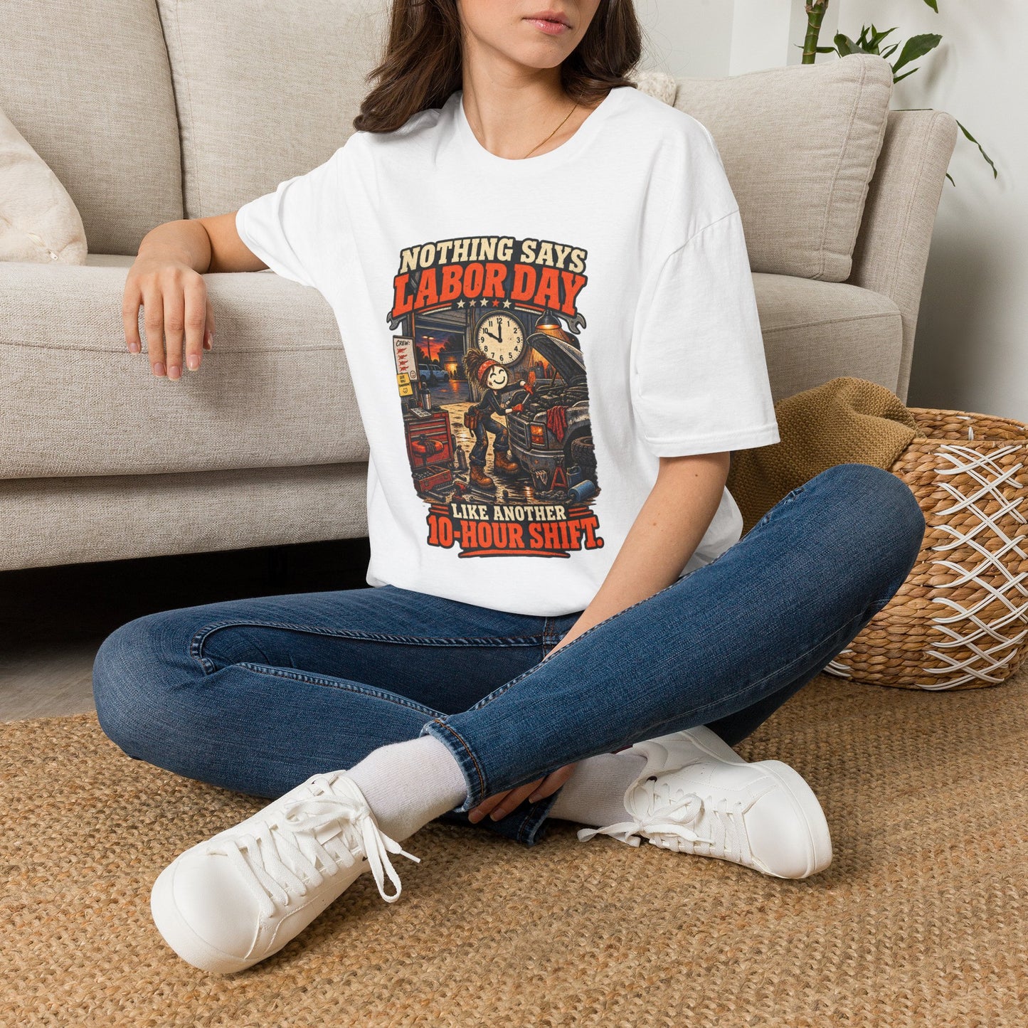 Nothing Says Labor Day Like Another 10-Hour Shift. | Mechanic T-Shirt