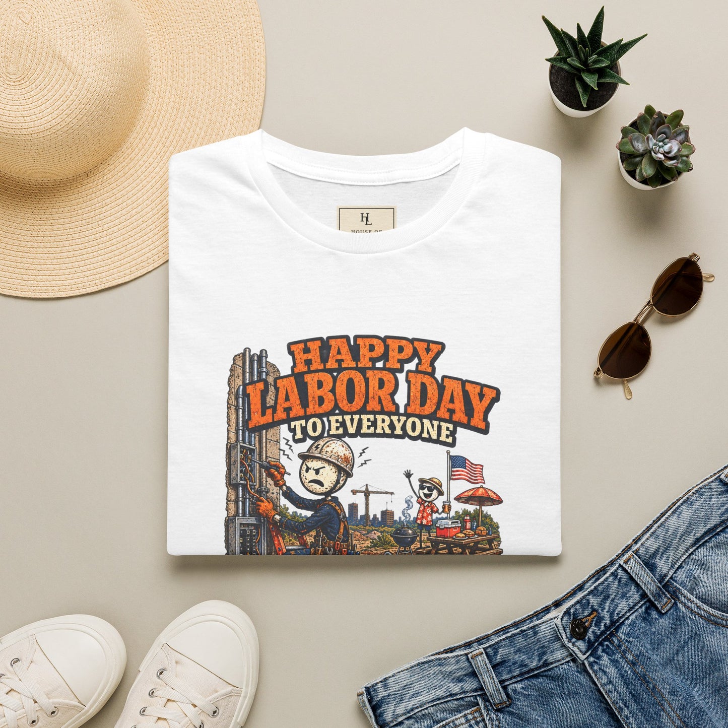 Happy Labor Day to Everyone Except Whoever Scheduled This Job. | Electrician T-Shirt