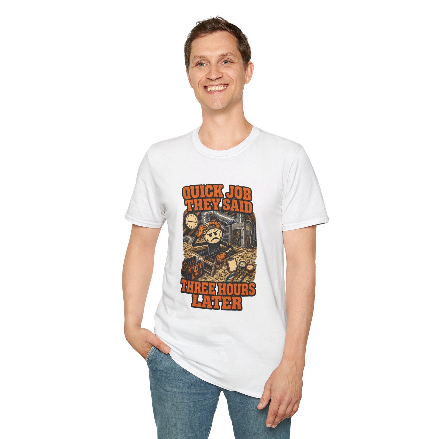 Quick Job They Said Three Hours Later Mechanic Shirt product mockup 13 — House of Lushella