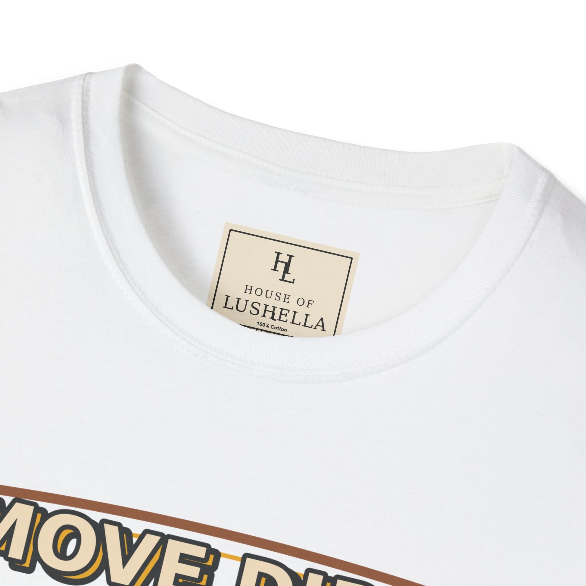 Move Dirt Avoid Meetings Excavator Shirt product mockup, view 5