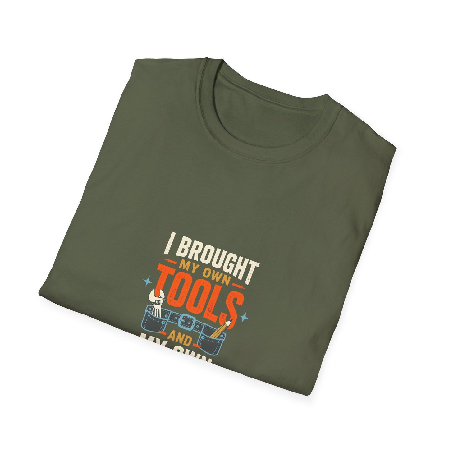 My Own Tools and My Own Opinion Tradeswoman Shirt product mockup 11 — House of Lushella