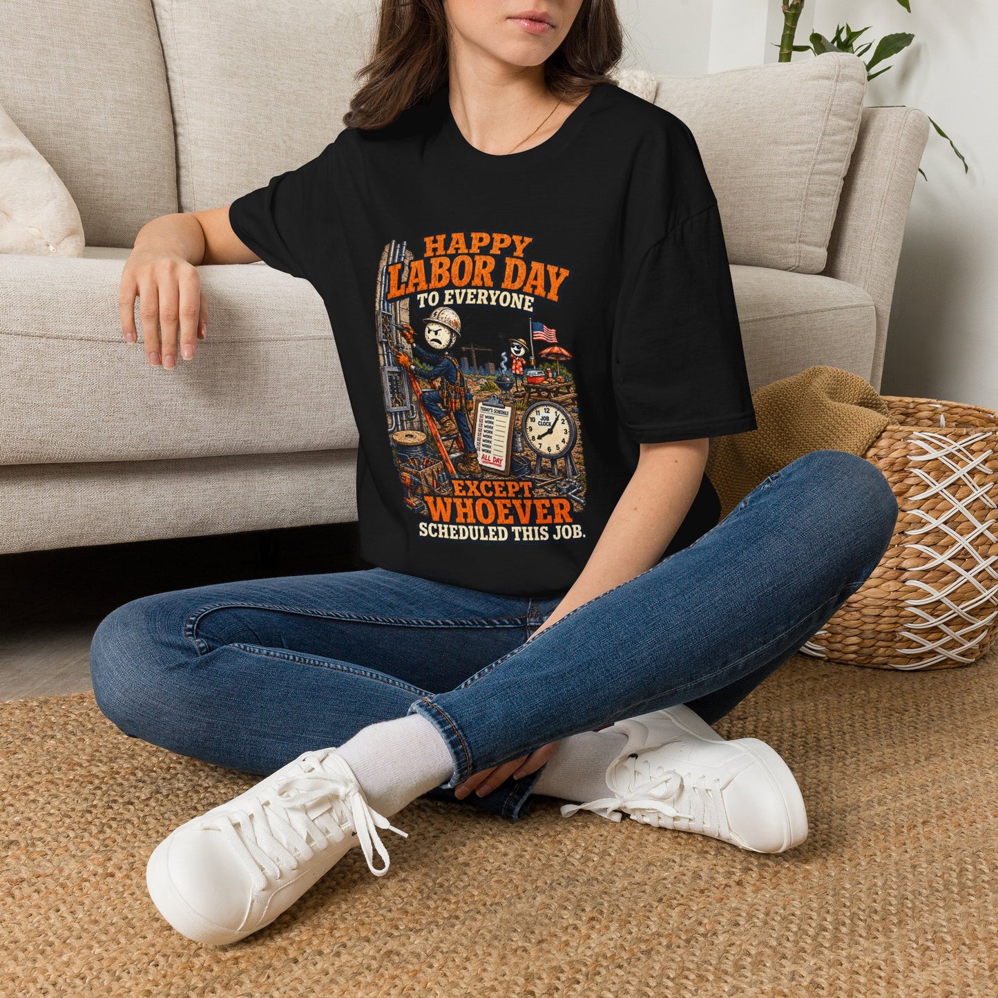 Happy Labor Day to Everyone Except Whoever Scheduled This Job. | Electrician T-Shirt