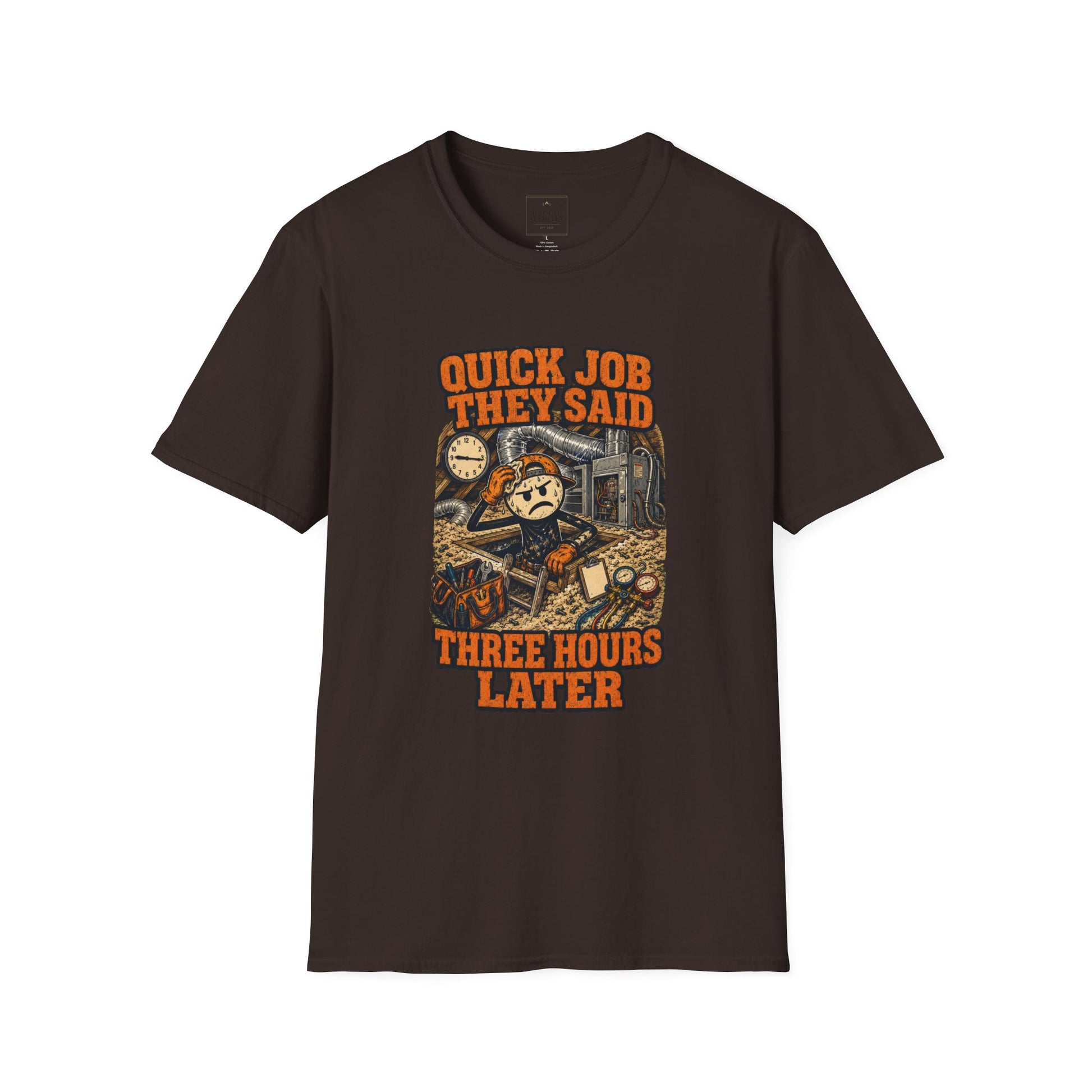 Quick Job They Said Three Hours Later Mechanic Shirt product mockup 21 — House of Lushella