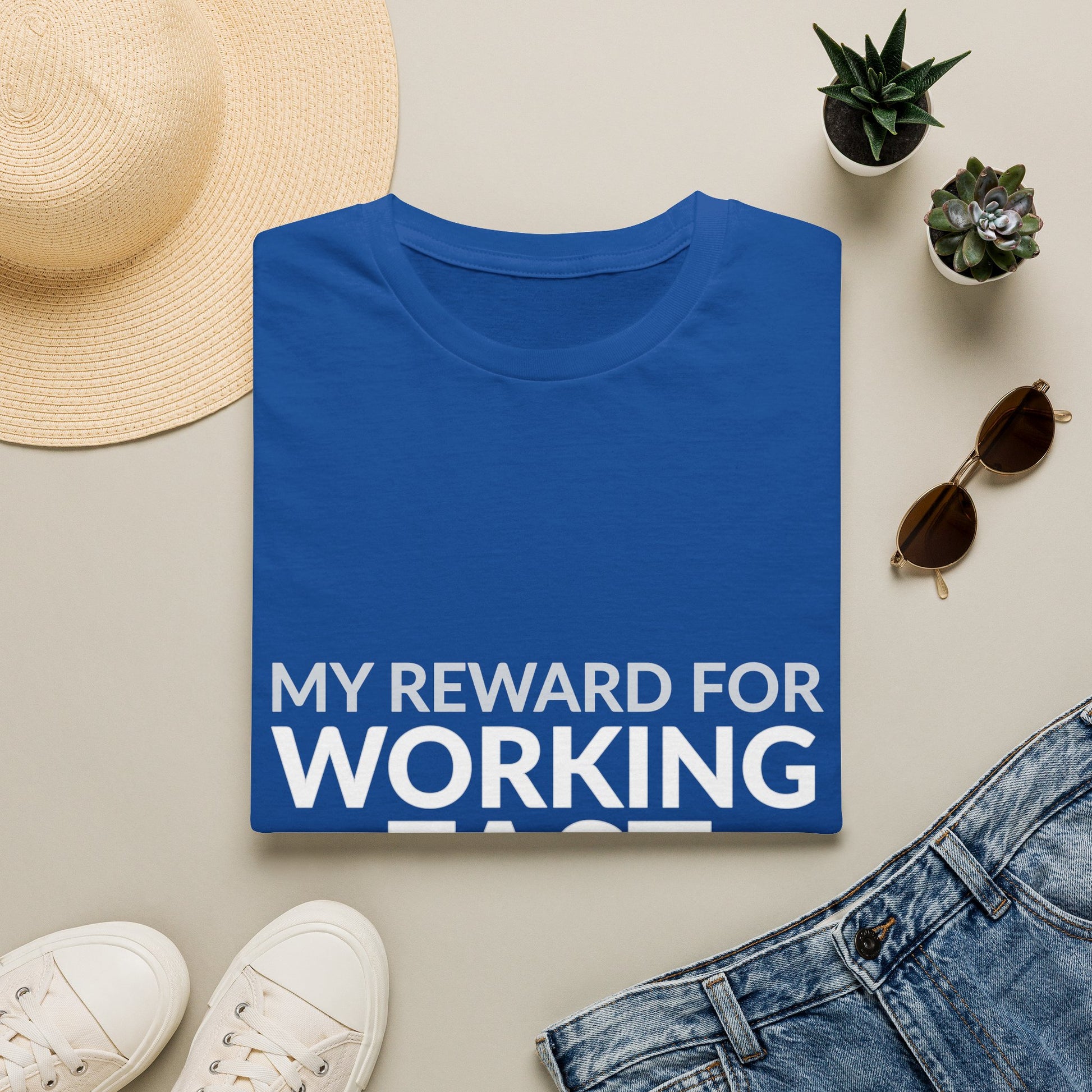 Working Fast Means More Work Funny Employee Shirt product mockup 20 — House of Lushella