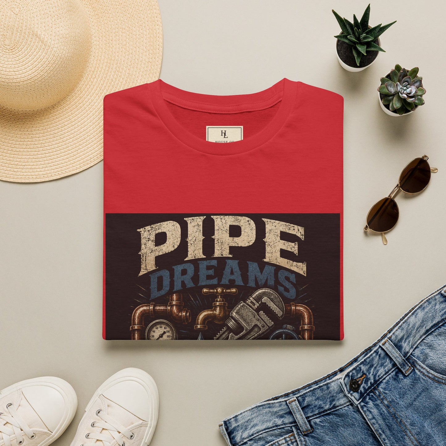 Pipe Dreams Plumber Shirt product mockup, view 20