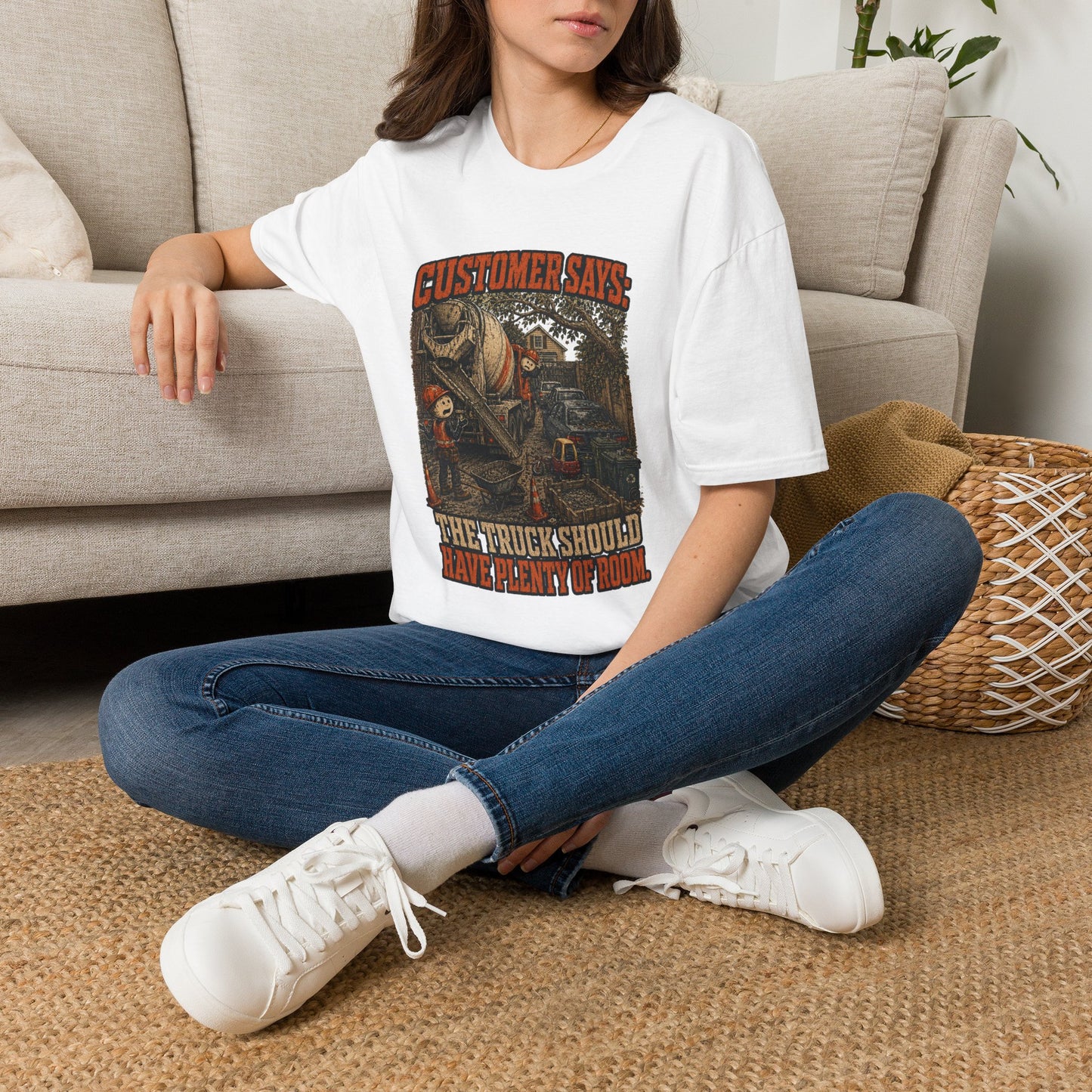 Truck Has Plenty of Room Concrete Crew Shirt product mockup, view 14 — House of Lushella