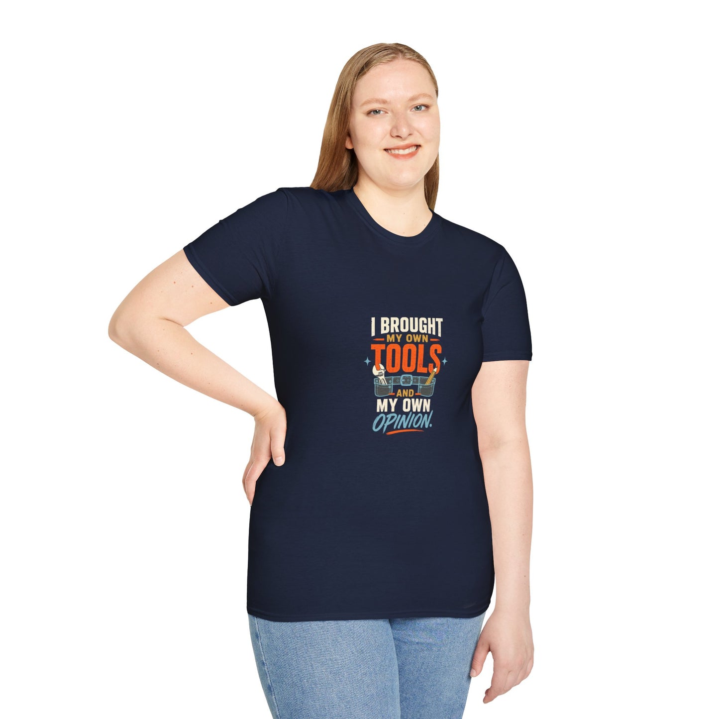 My Own Tools and My Own Opinion Tradeswoman Shirt product mockup 20 — House of Lushella