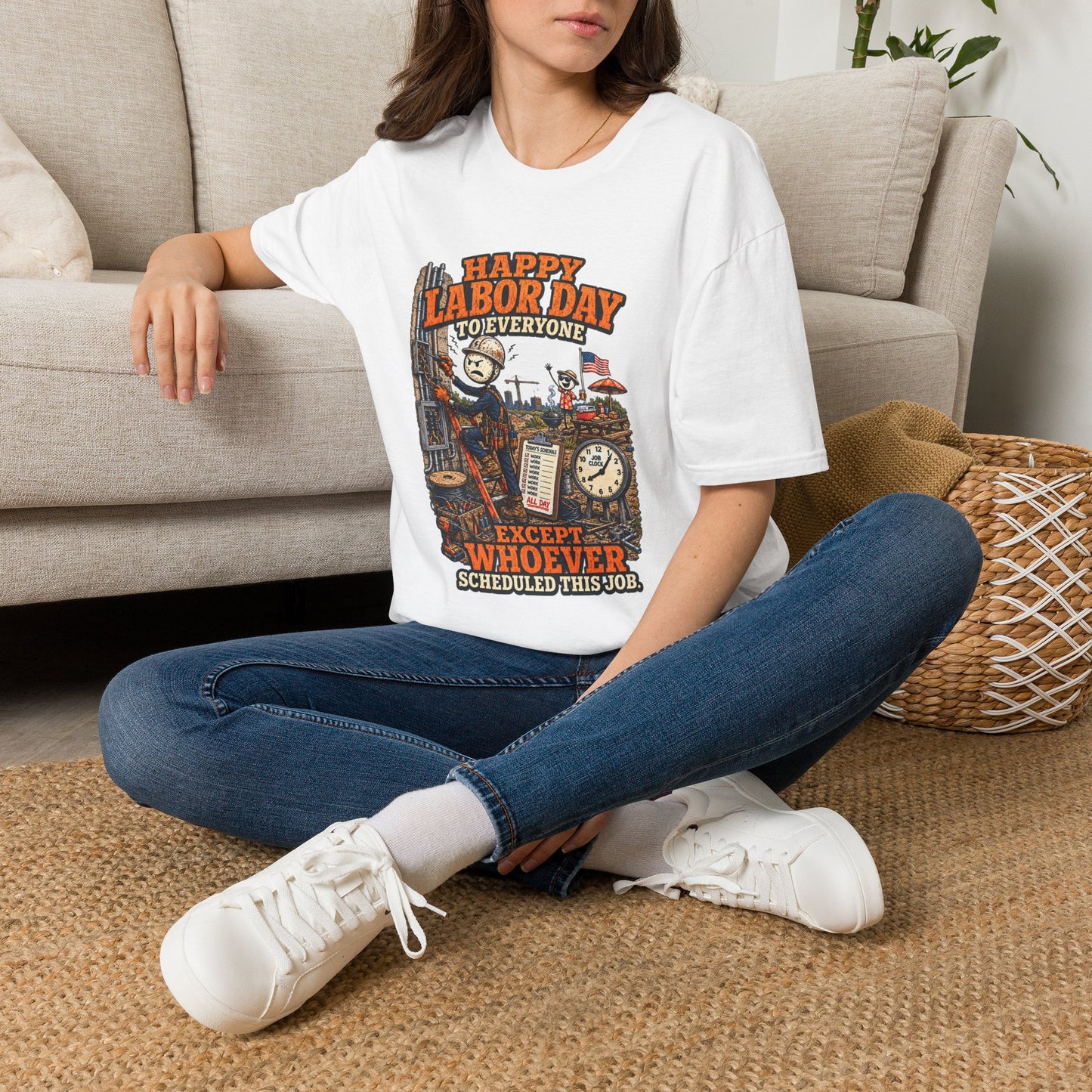 Happy Labor Day to Everyone Except Whoever Scheduled This Job. | Electrician T-Shirt