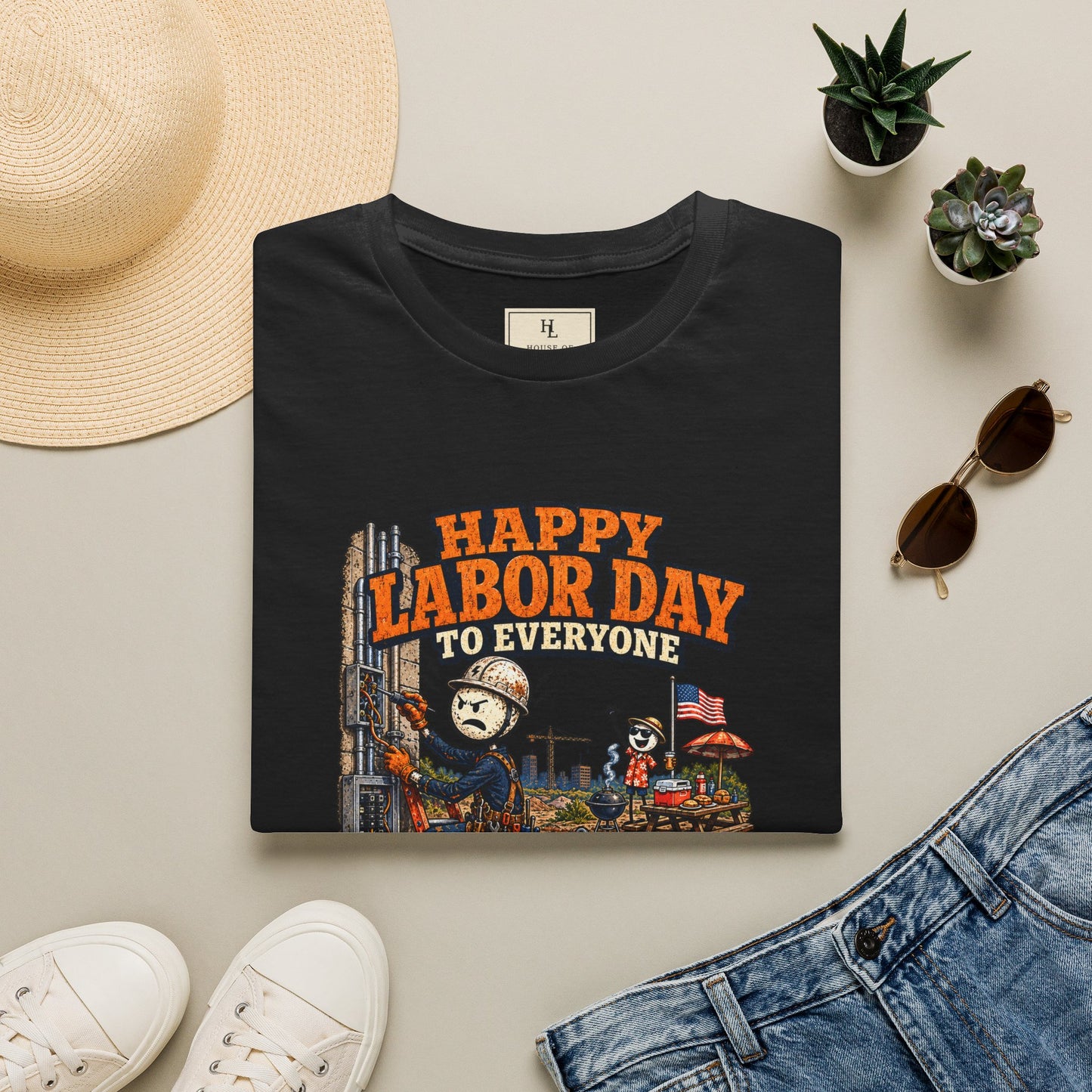 Happy Labor Day to Everyone Except Whoever Scheduled This Job. | Electrician T-Shirt