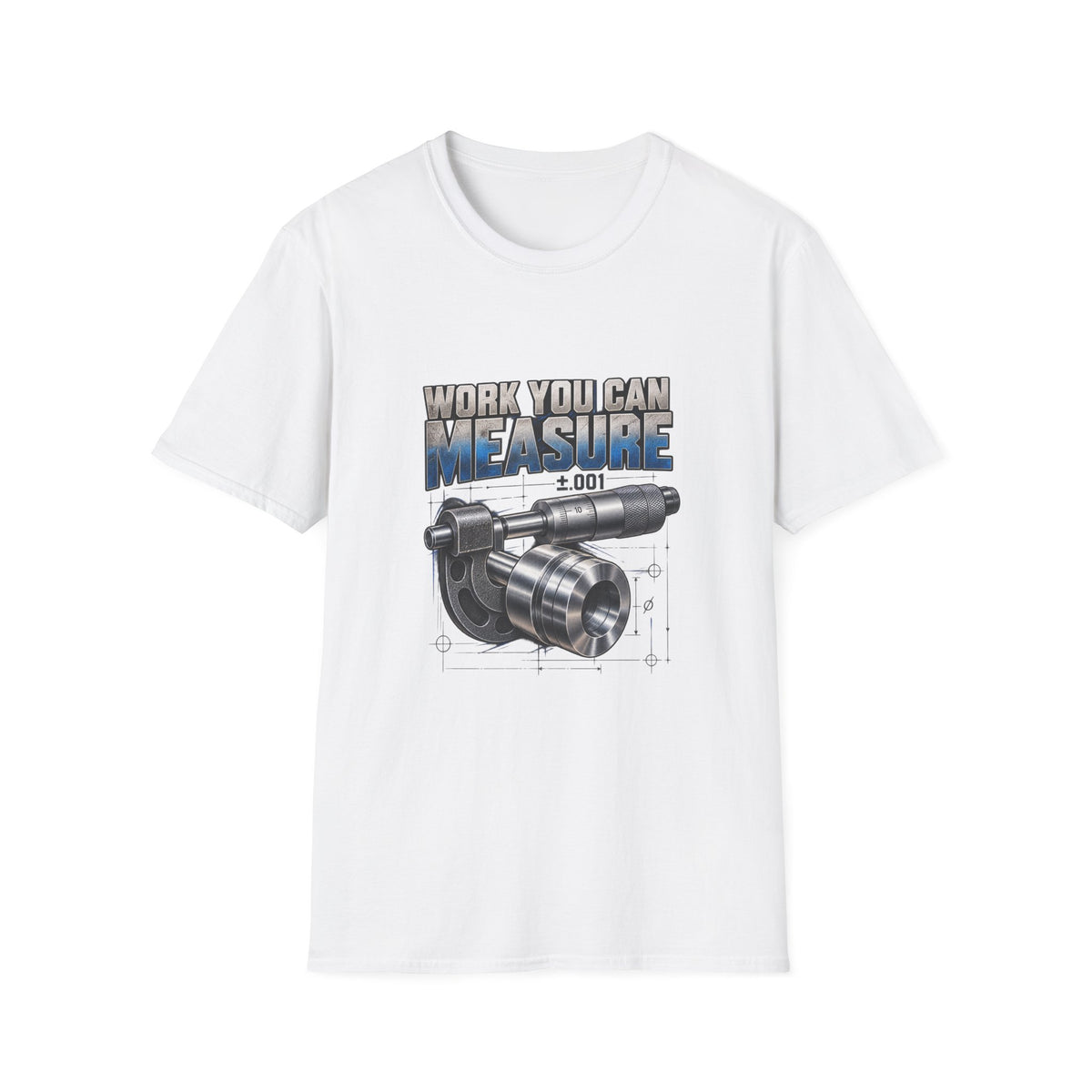 Machinist Precision Measure Tee
