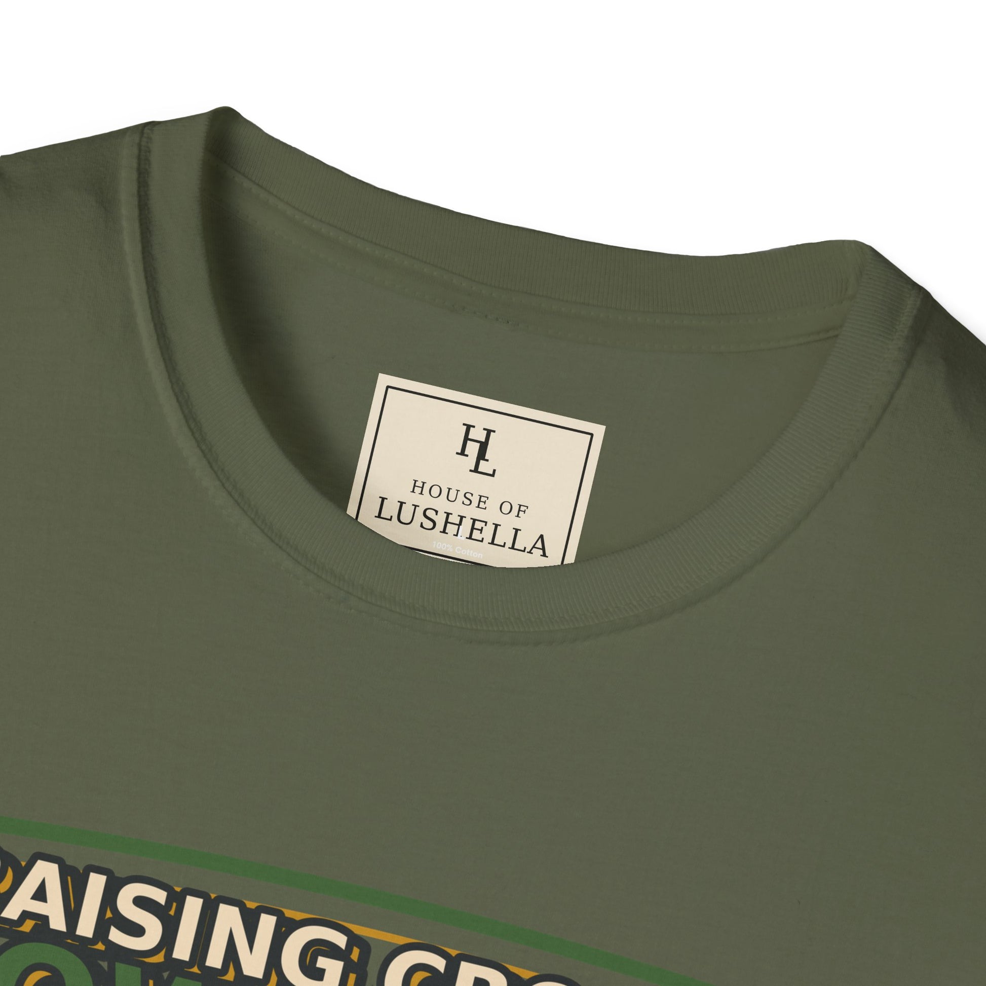 Raising Crops Lowering Expectations Farm Shirt product mockup, view 13