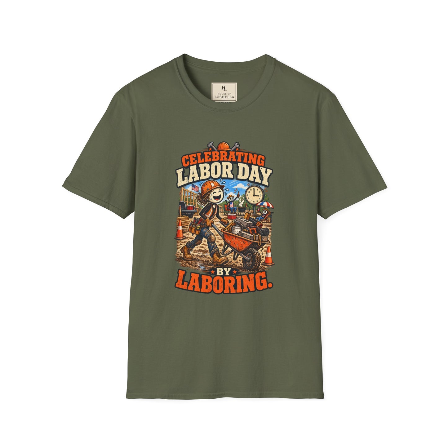Celebrating Labor Day by Laboring. | Construction T-Shirt
