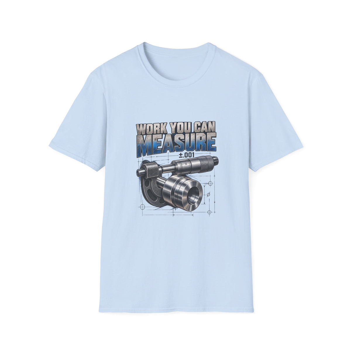 Machinist Precision Measure Tee
