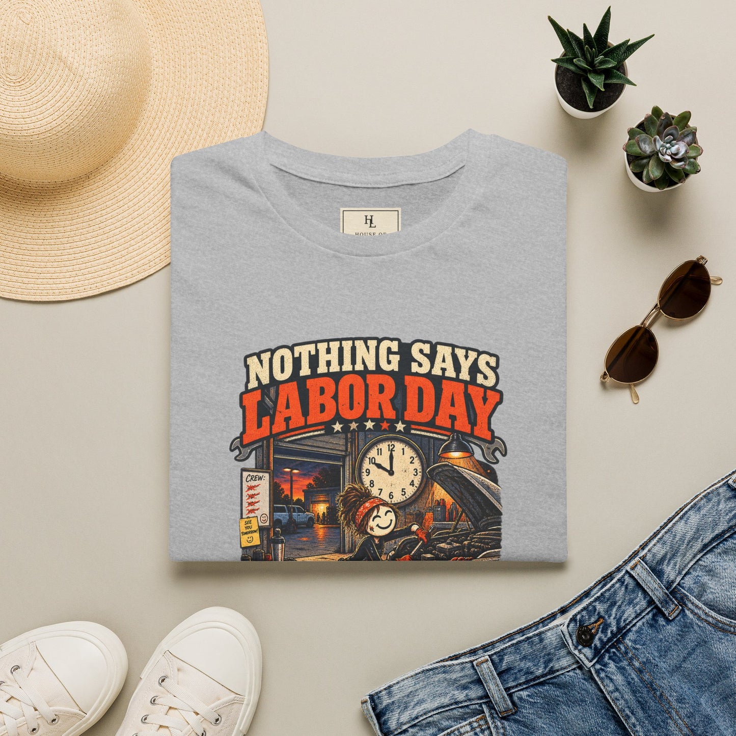 Nothing Says Labor Day Like Another 10-Hour Shift. | Mechanic T-Shirt