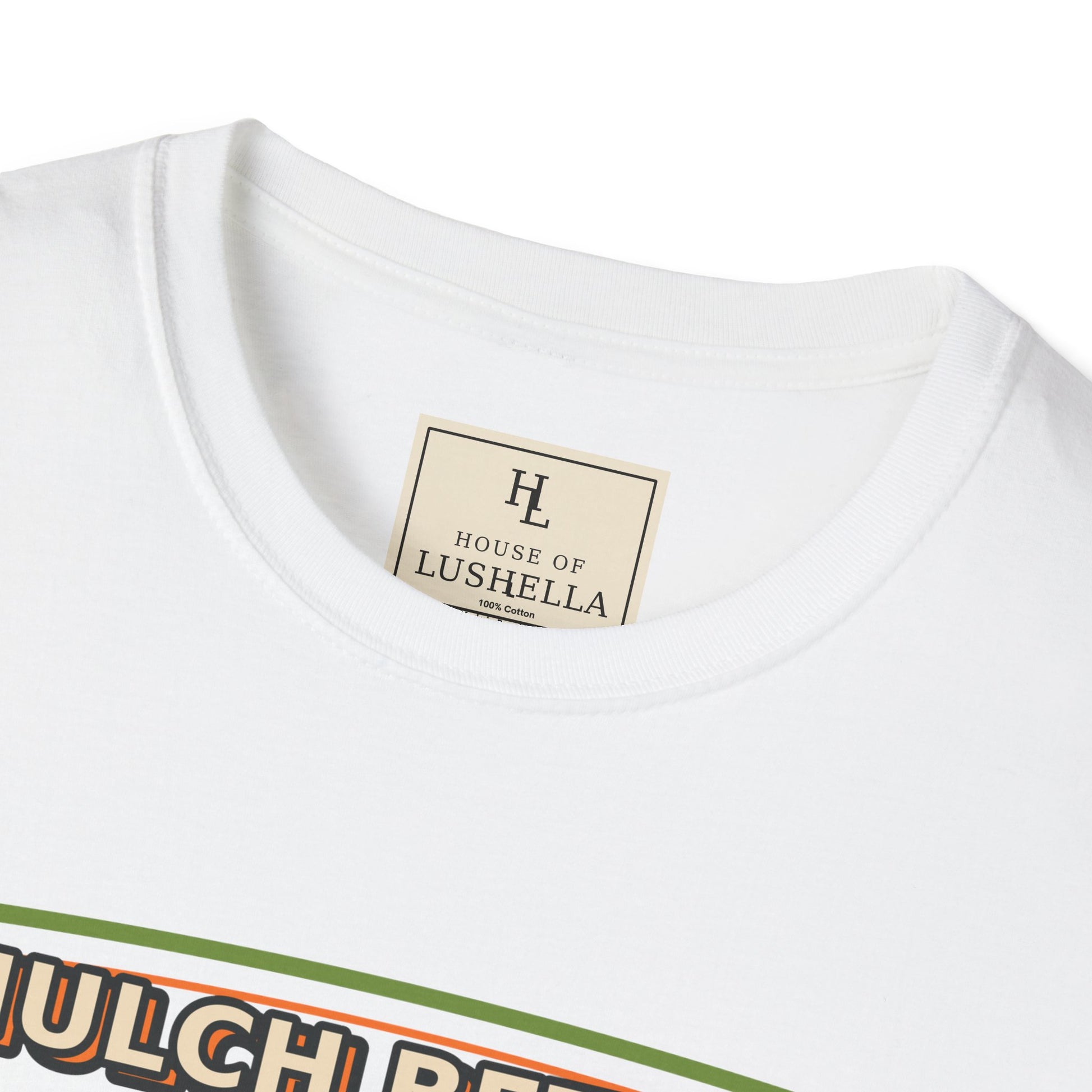 Mulch Better Under Pressure Landscaper Shirt product mockup, view 5