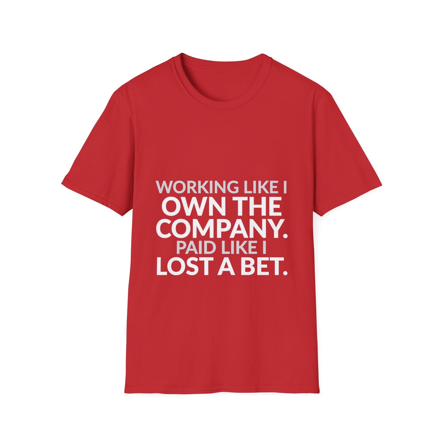 Working Like I Own It Paid Like I Lost Shirt product mockup 11 — House of Lushella