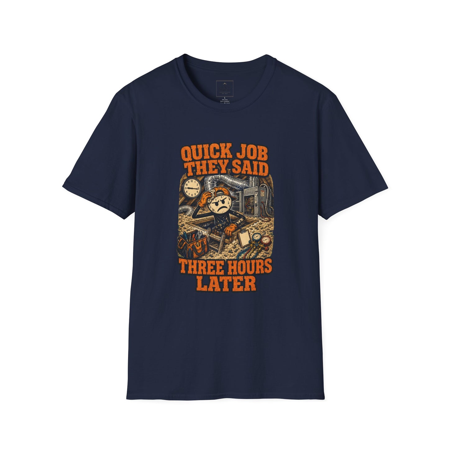 Quick Job They Said Three Hours Later Mechanic Shirt product mockup 46 — House of Lushella