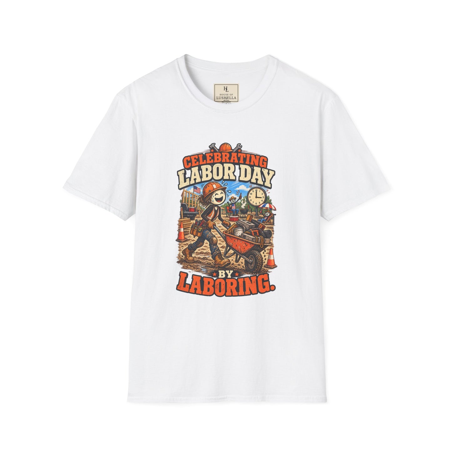 Celebrating Labor Day by Laboring. | Construction T-Shirt