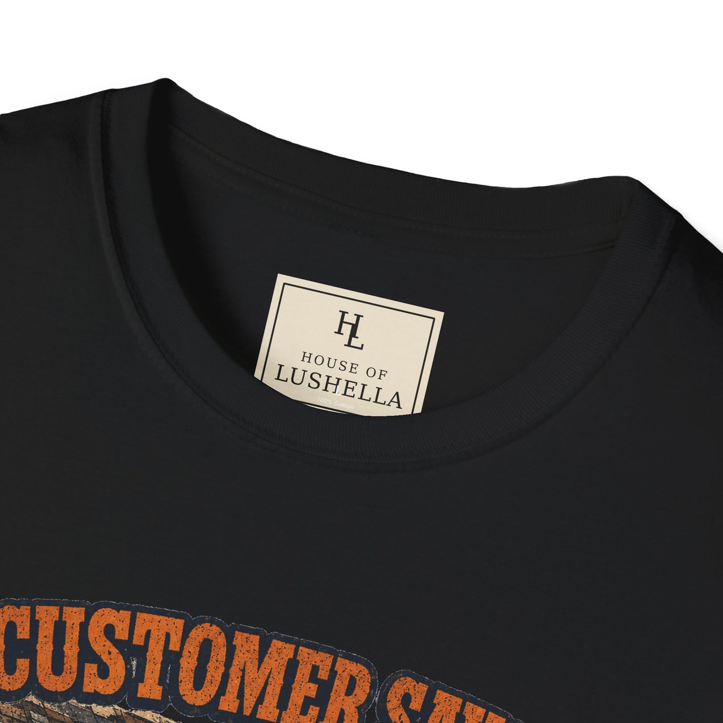 It Only Leaks When It Rains Roofer Shirt product mockup, view 7 — House of Lushella