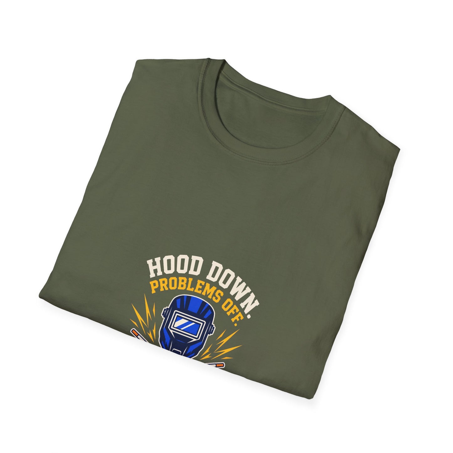 Hood Down Problems Off Welder Shirt product mockup 11 — House of Lushella