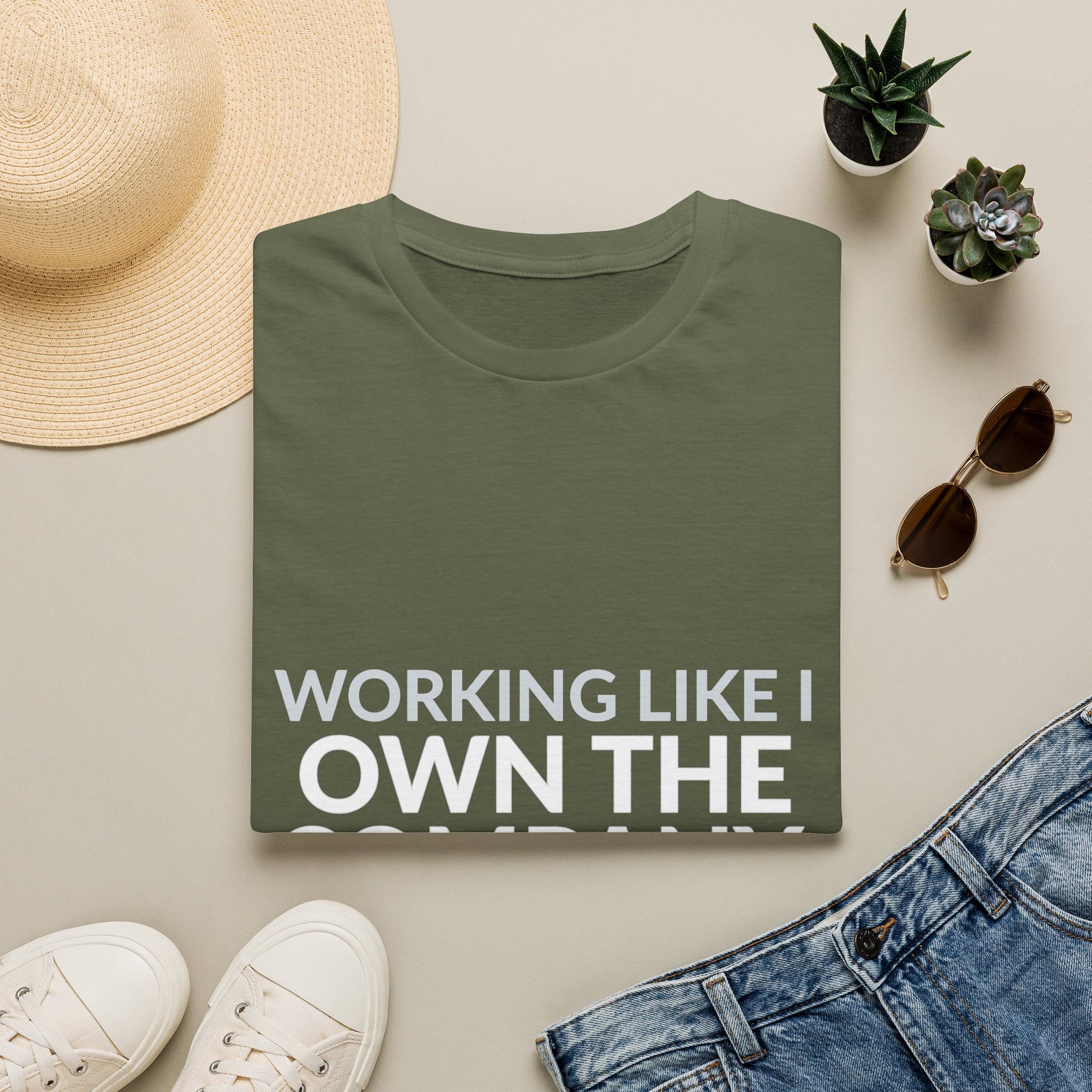 Working Like I Own It Paid Like I Lost Shirt product mockup 17 — House of Lushella
