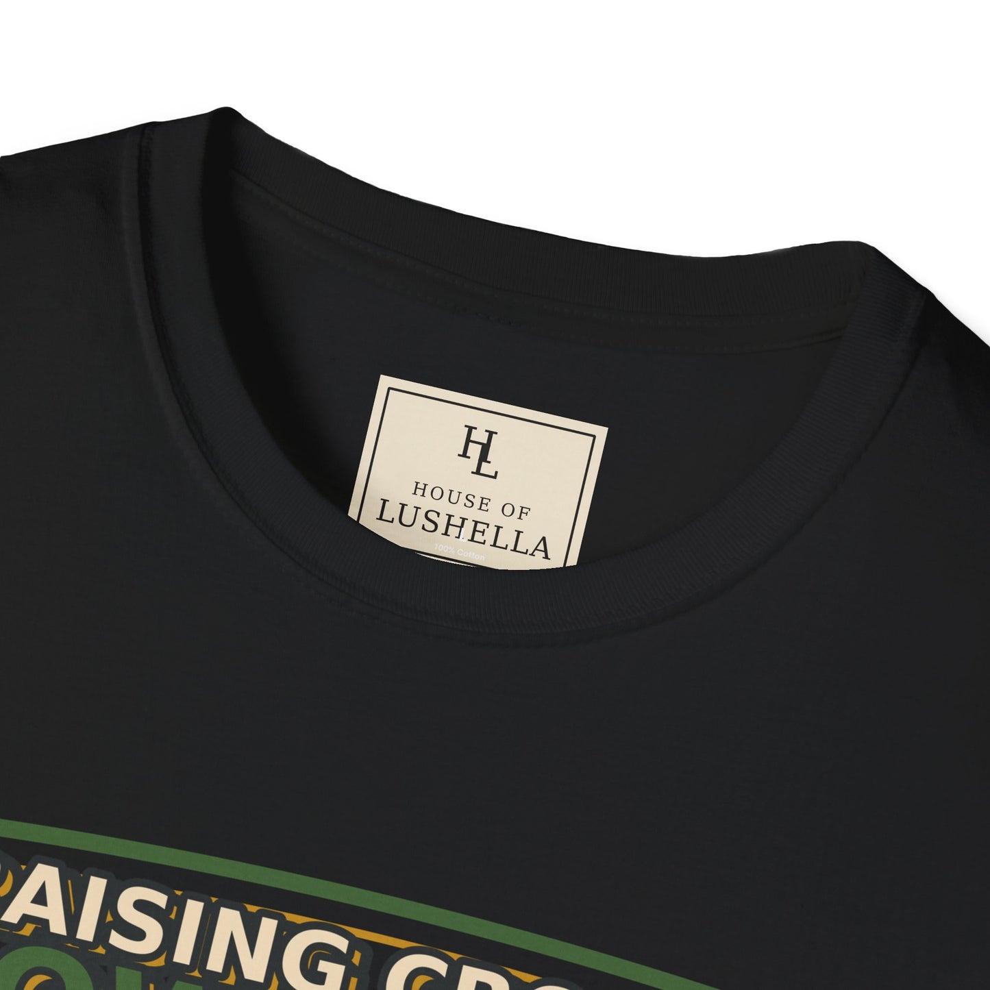Raising Crops Lowering Expectations Farm Shirt product mockup, view 9