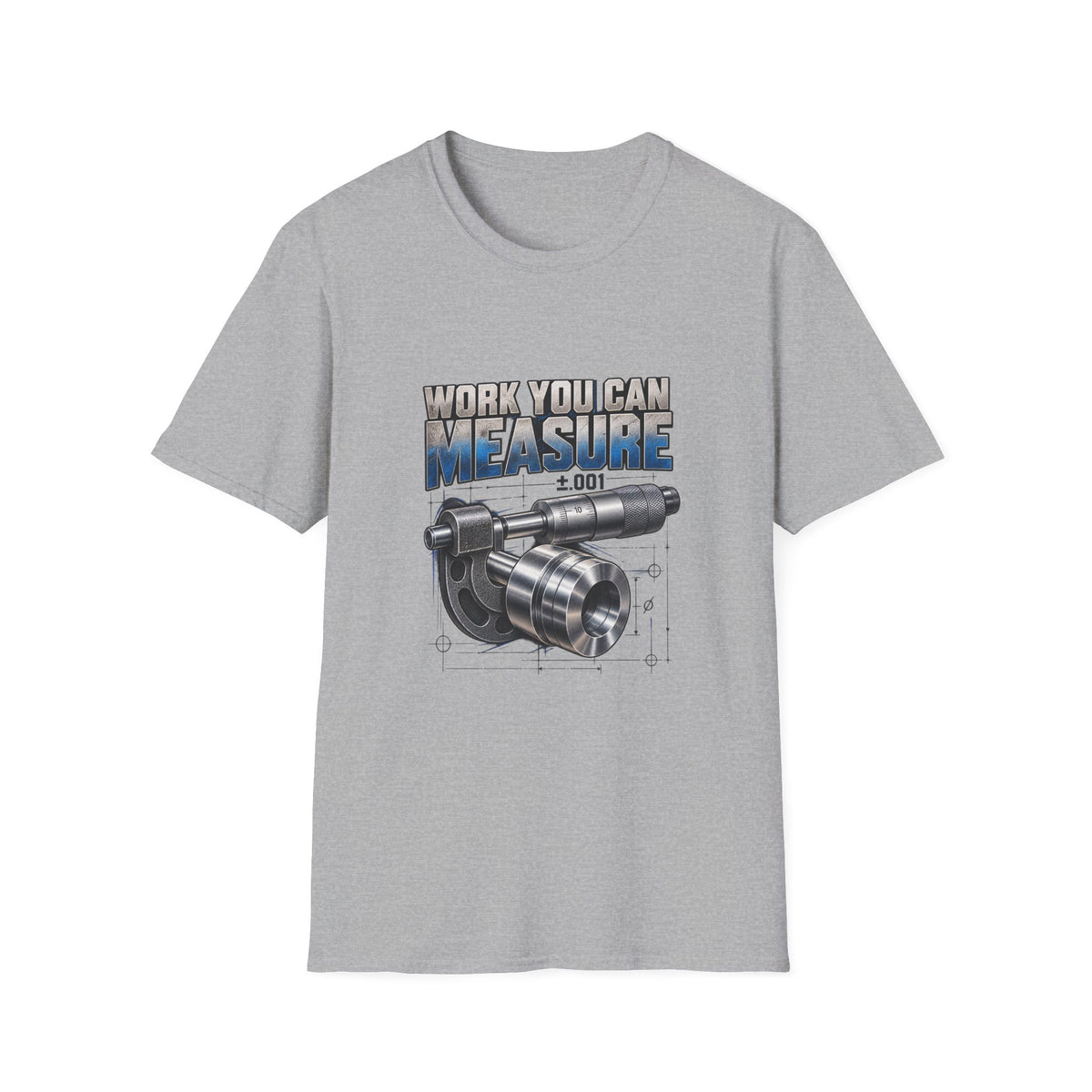 Machinist Precision Measure Tee