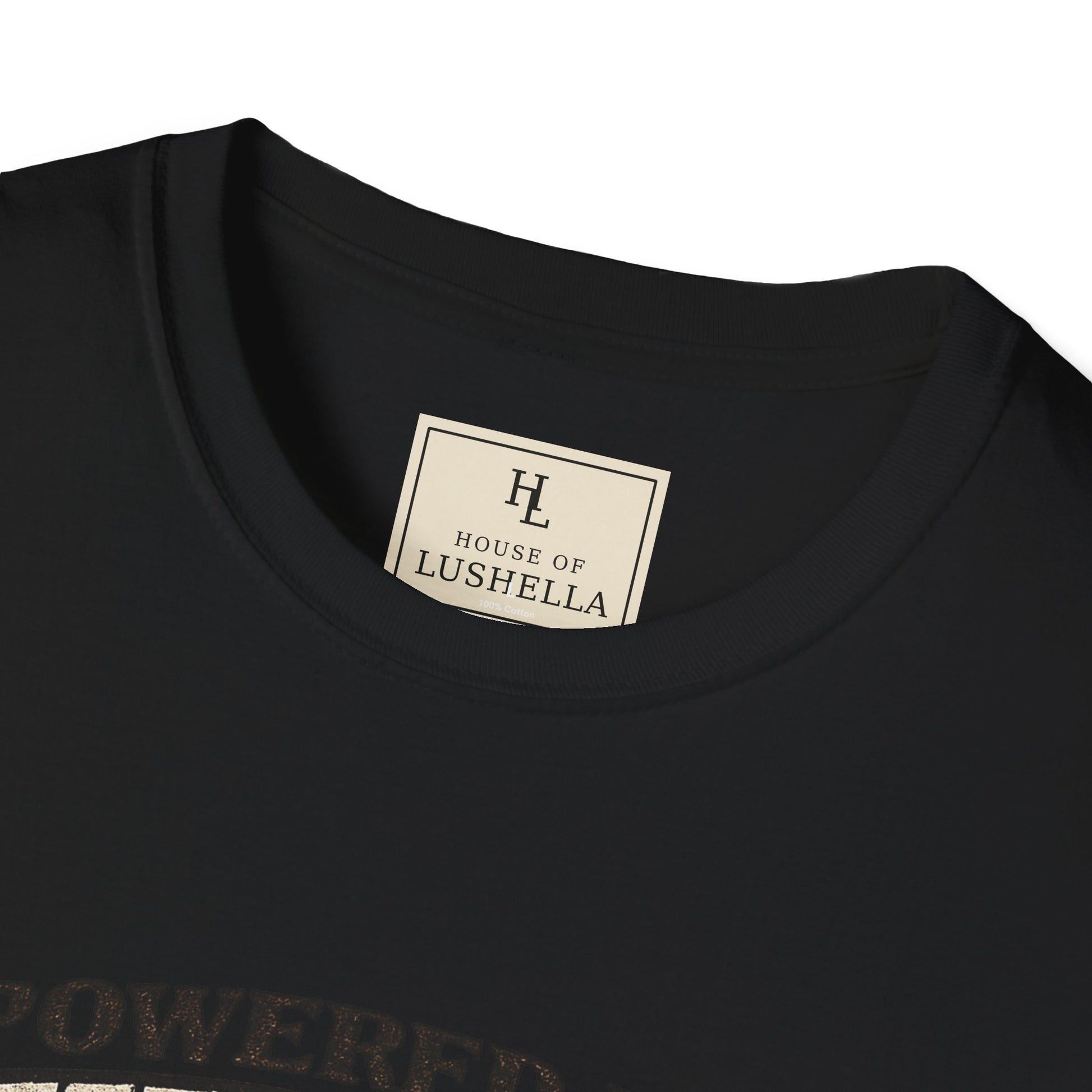 Powered by Coffee and Copper Plumber Shirt product mockup, view 10