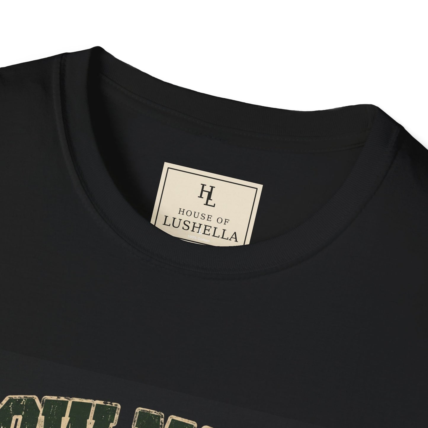 Mow Money Mow Problems Lawn Care Shirt product mockup, view 6