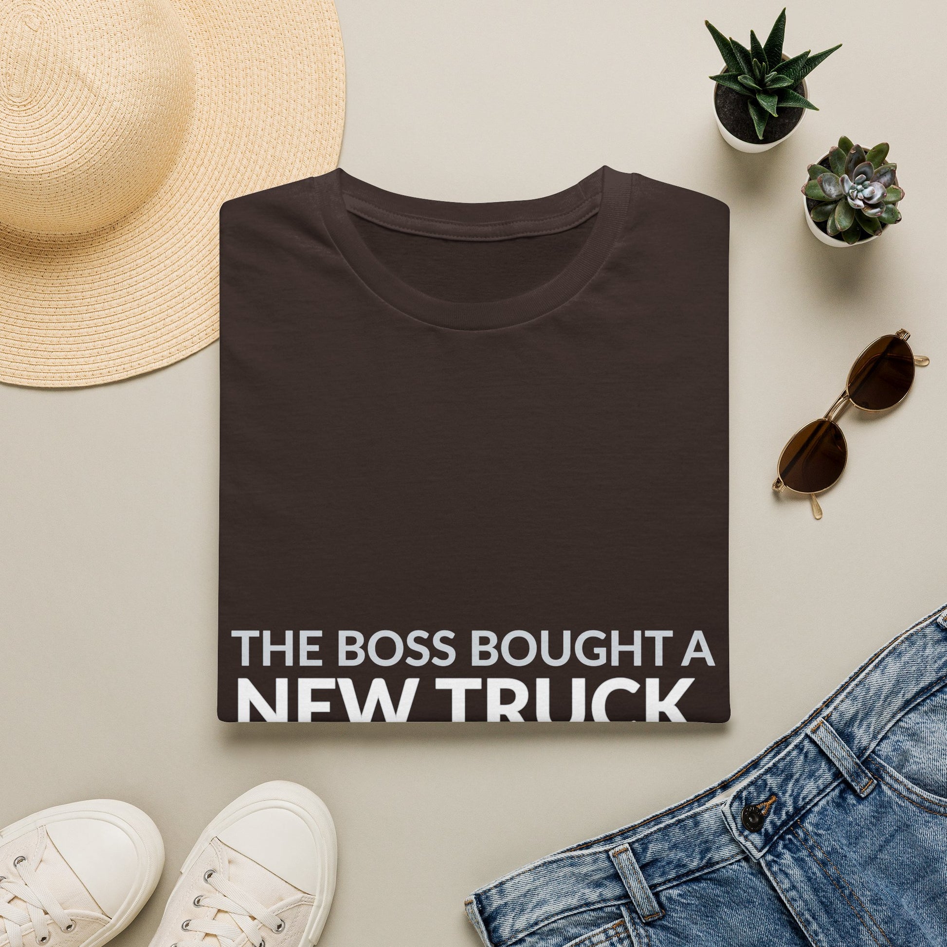 Boss Got a New Truck I Got Work Shirt product mockup 15 — House of Lushella