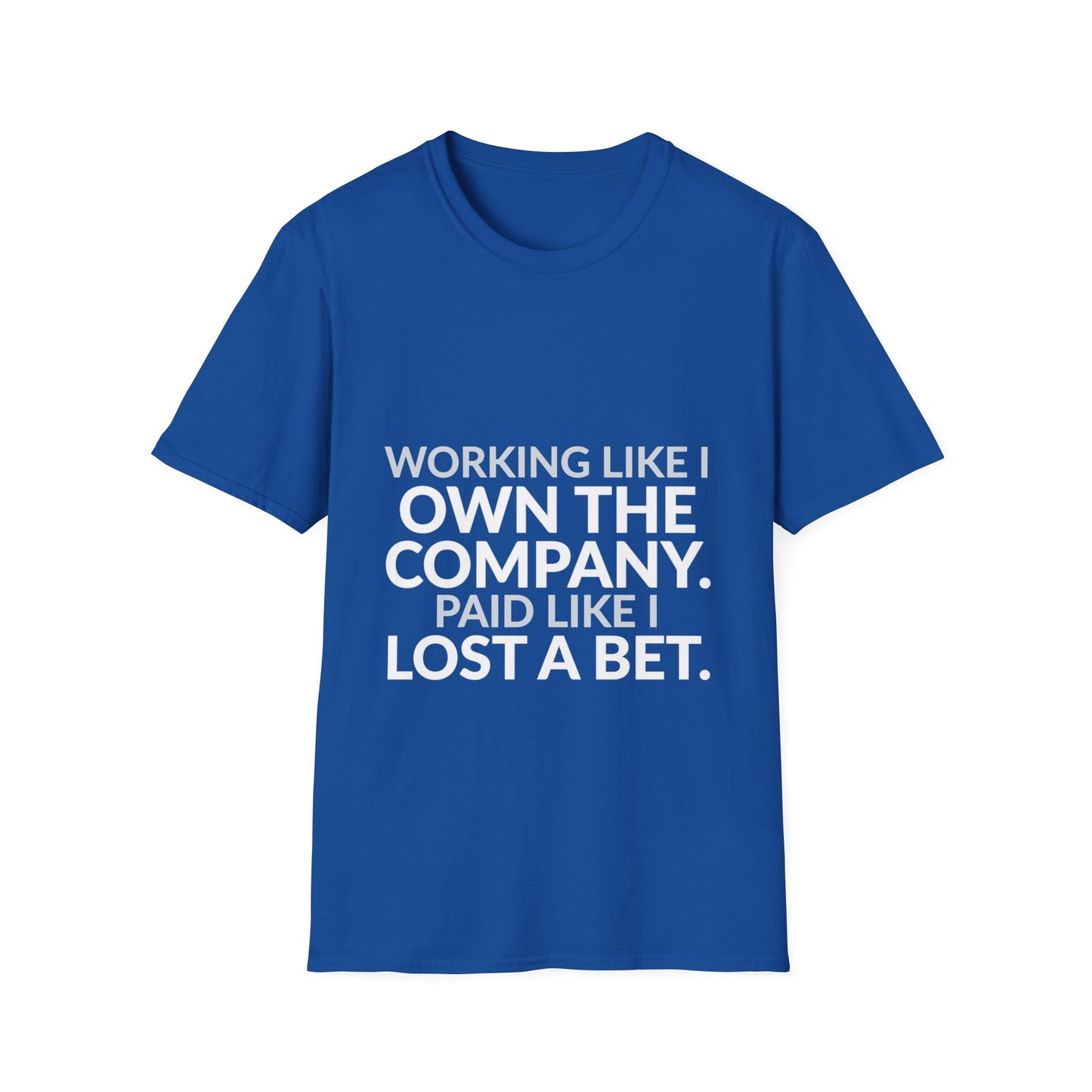 Working Like I Own It Paid Like I Lost Shirt product mockup 9 — House of Lushella
