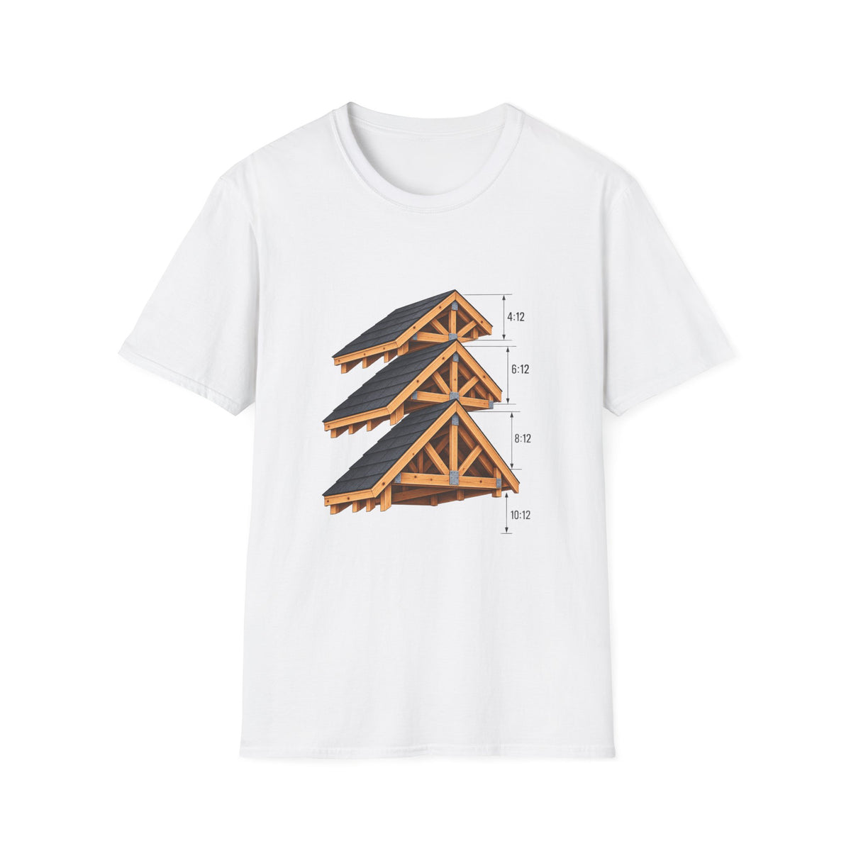 Roofer Framer Pitches Tee