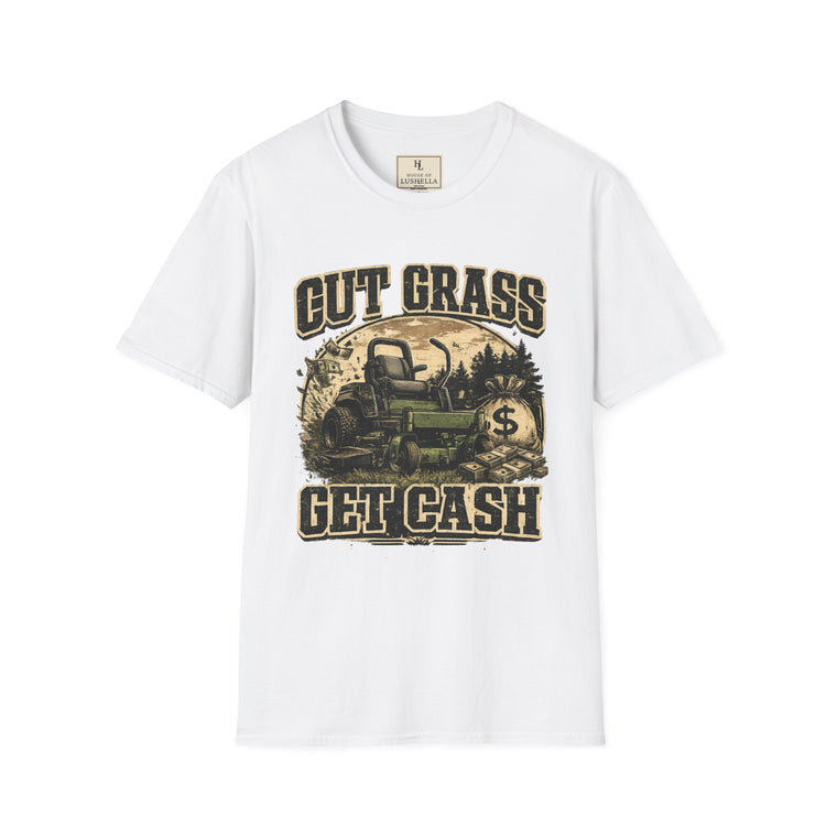 Cut Grass Get Cash Lawn Care Shirt