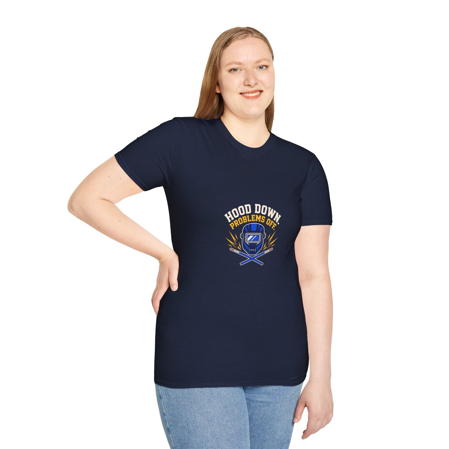 Hood Down Problems Off Welder Shirt product mockup 20 — House of Lushella