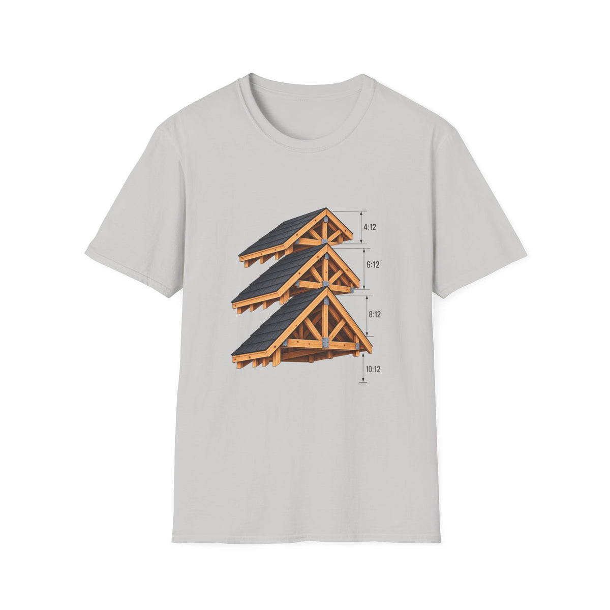 Roofer Framer Pitches Tee