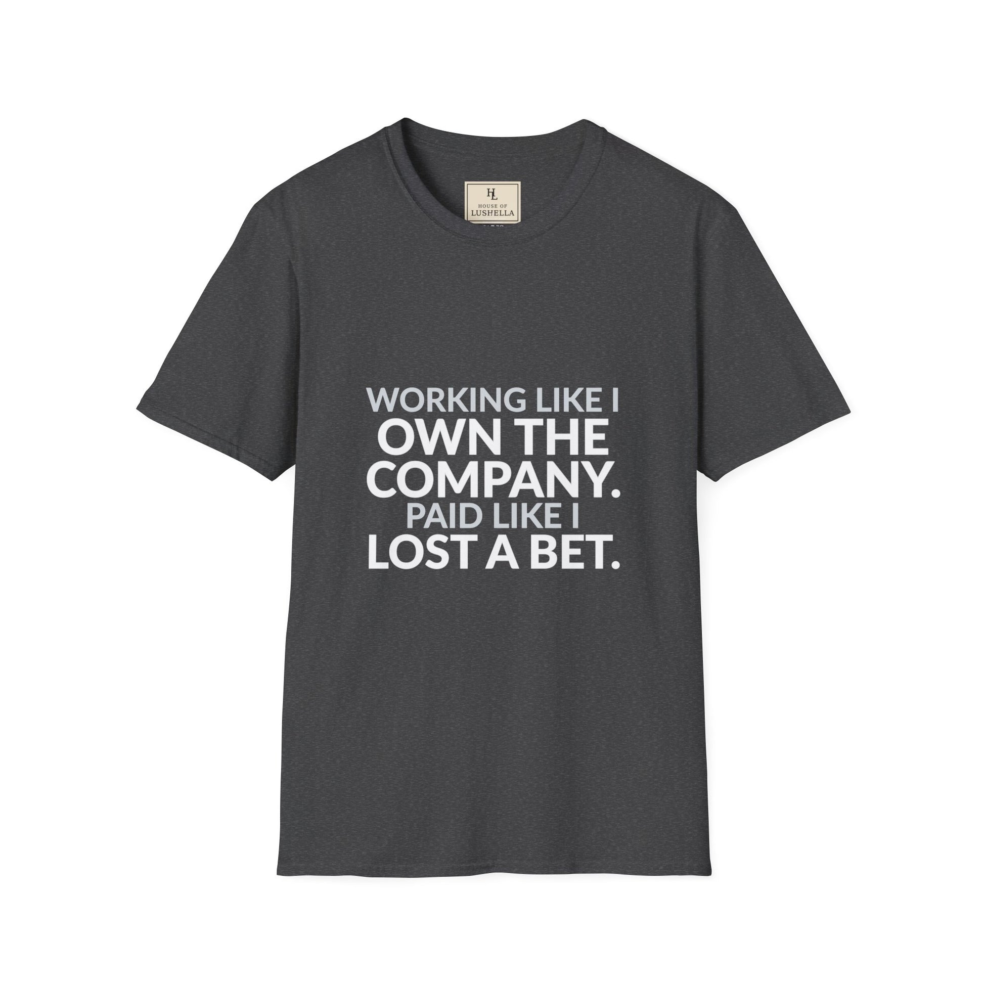 Working Like I Own the Company Work Humor Shirt product mockup, view 10
