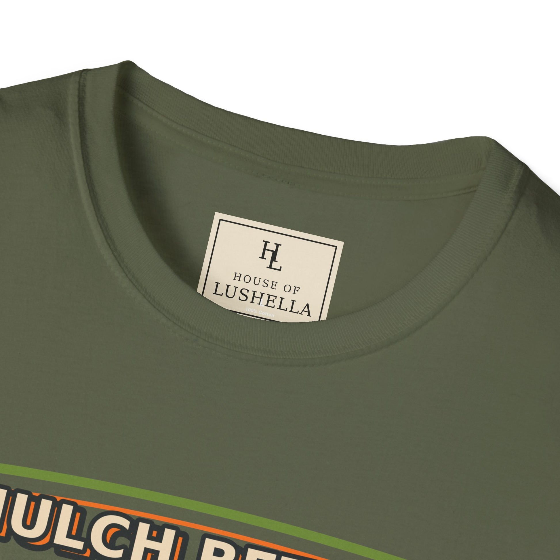 Mulch Better Under Pressure Landscaper Shirt product mockup, view 13