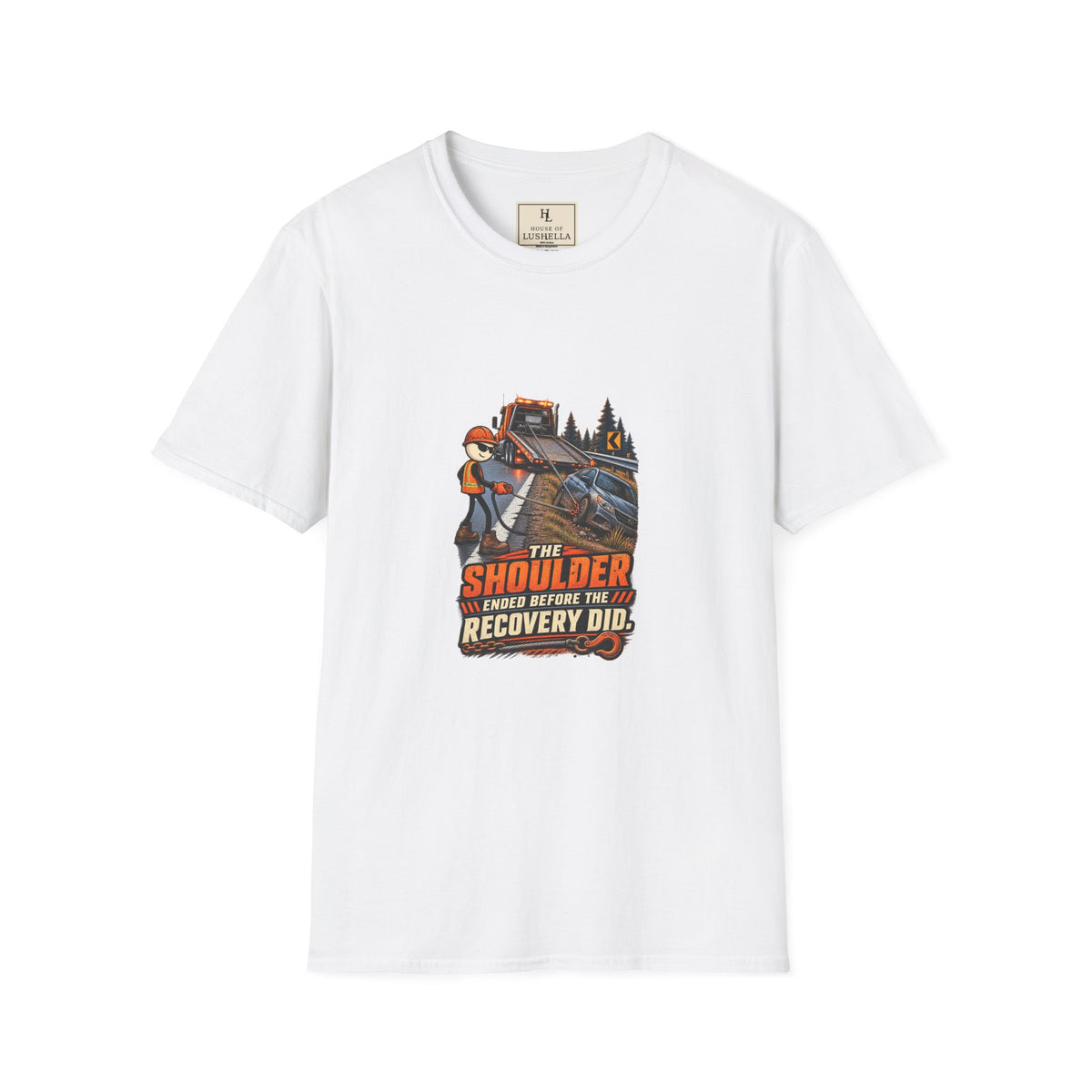 The Shoulder Ended Before the Recovery Did | Towing T-Shirt product mockup