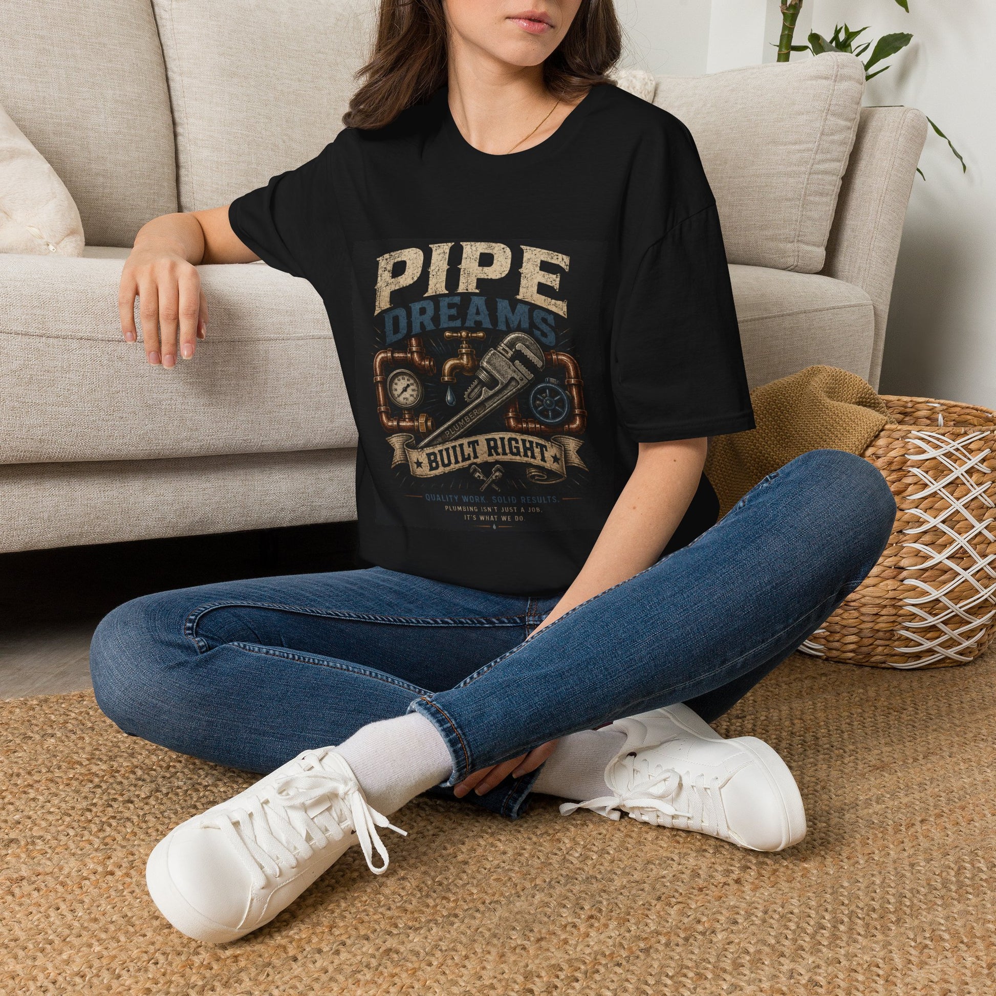 Pipe Dreams Plumber Shirt product mockup, view 12