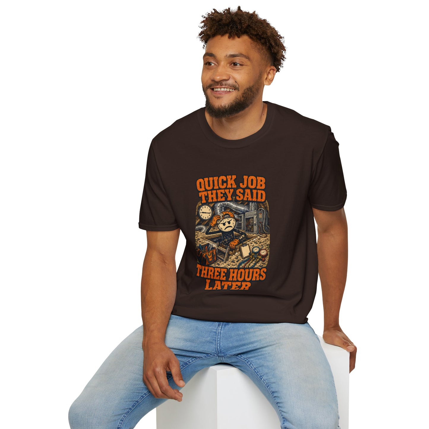 Quick Job They Said Three Hours Later Mechanic Shirt product mockup 24 — House of Lushella