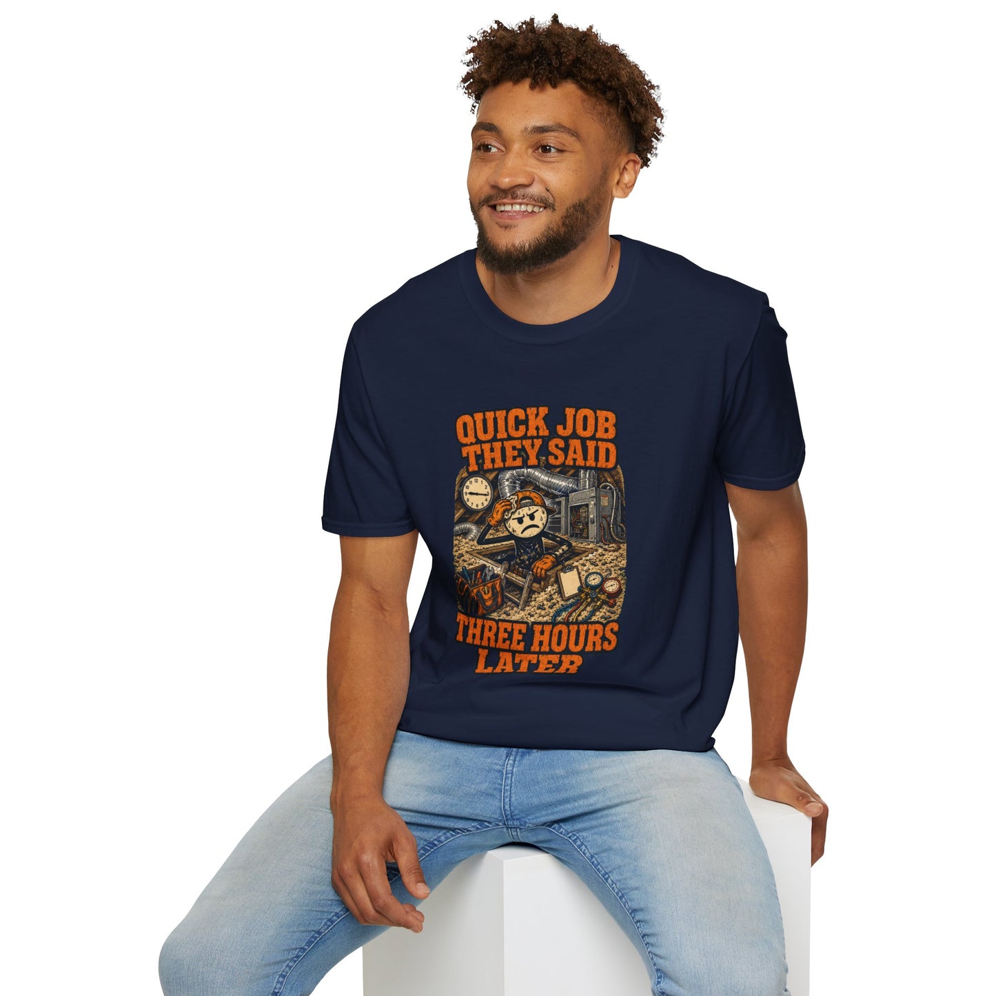 Quick Job They Said Three Hours Later Mechanic Shirt product mockup 49 — House of Lushella